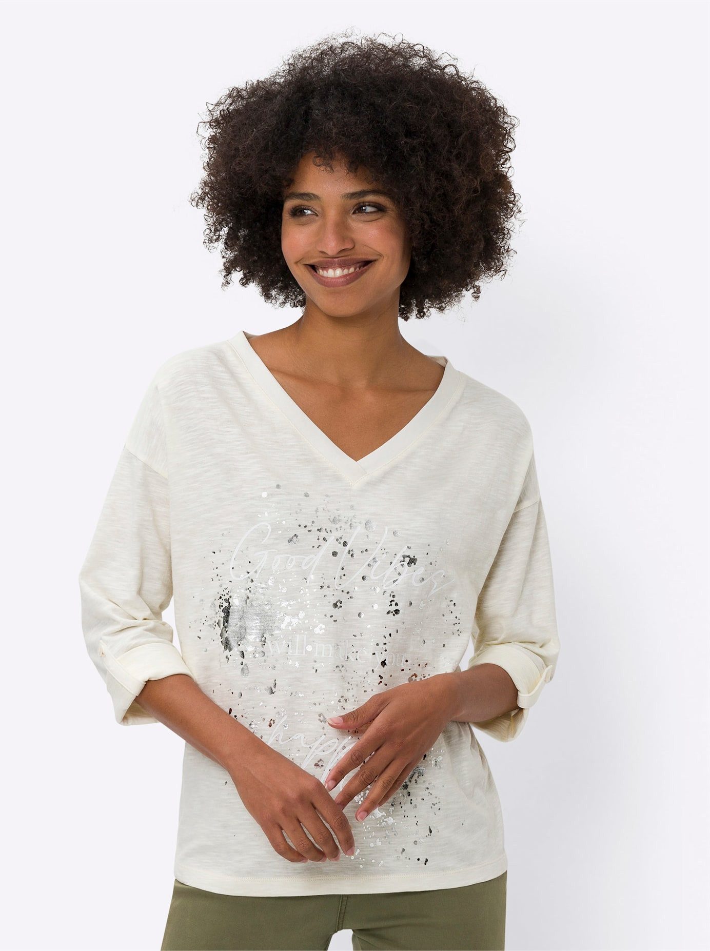 heine Shirt met 3/4 mouwen Shirt (1-delig)