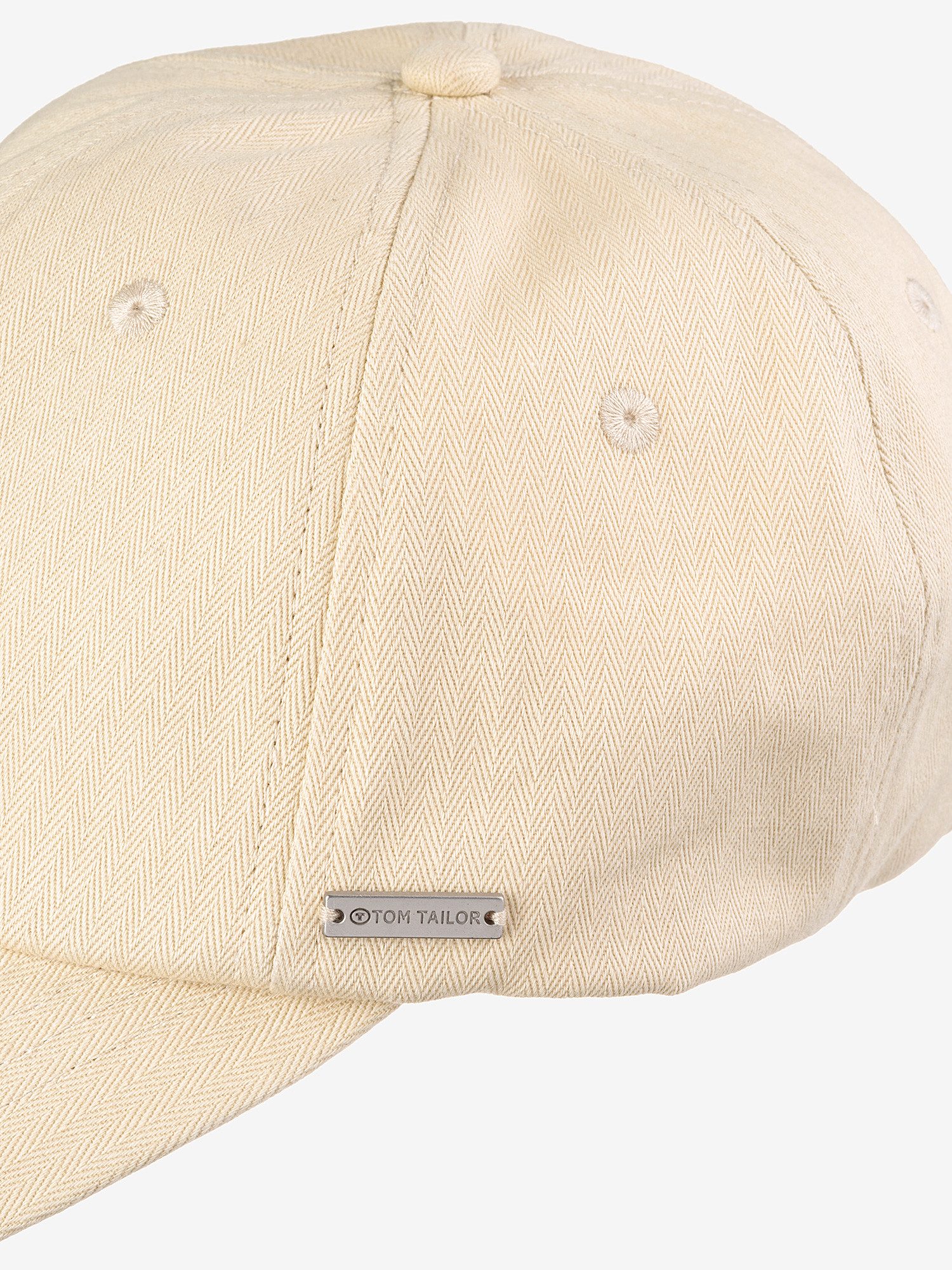 Tom Tailor Baseball pet met subtiele visgraatstructuur