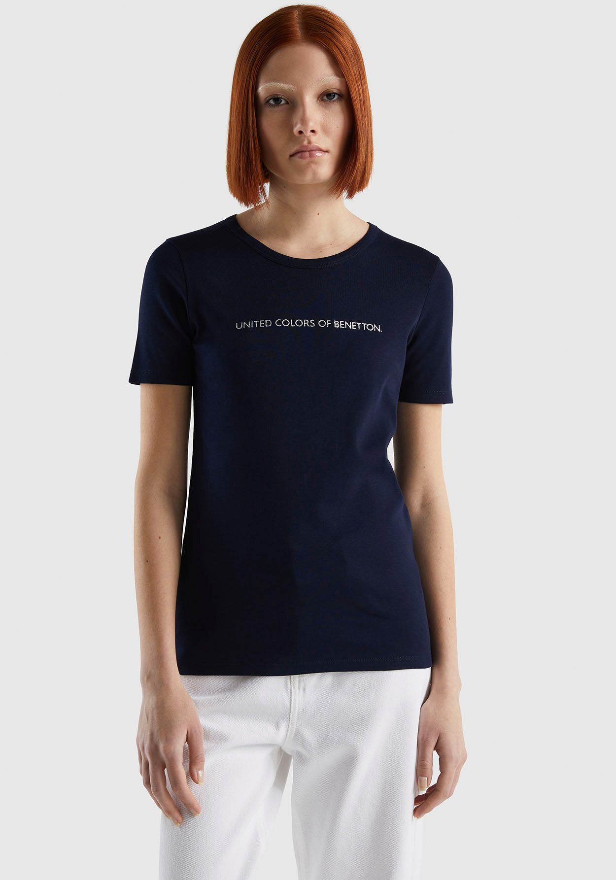united colors of benetton t-shirt onze bestseller in een dubbelpak (set, 2-delig, 2) blauw