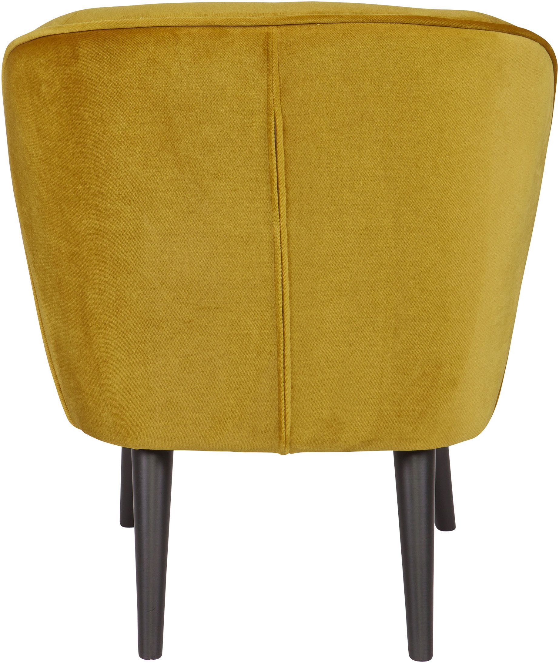 WOOOD Fauteuil Sara zacht gepolsterd, 4-poots frame, h 71 cm x b 59 cm