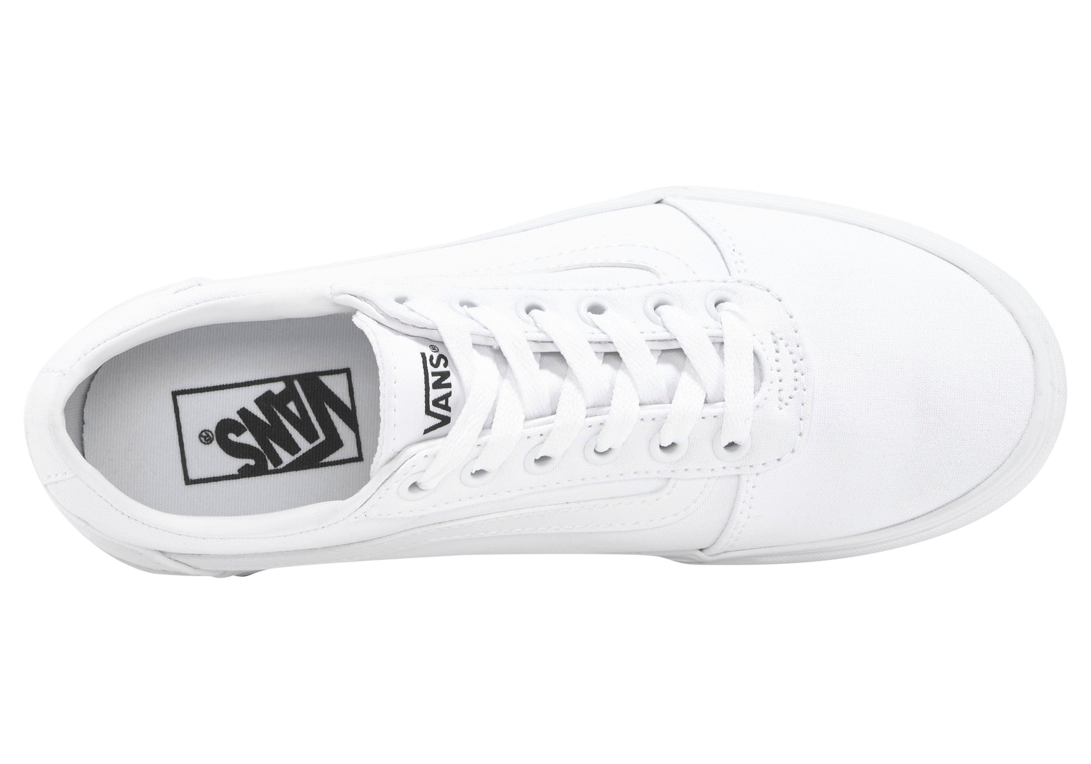 Vans Plateausneakers Ward Platform van textielen canvasmateriaal