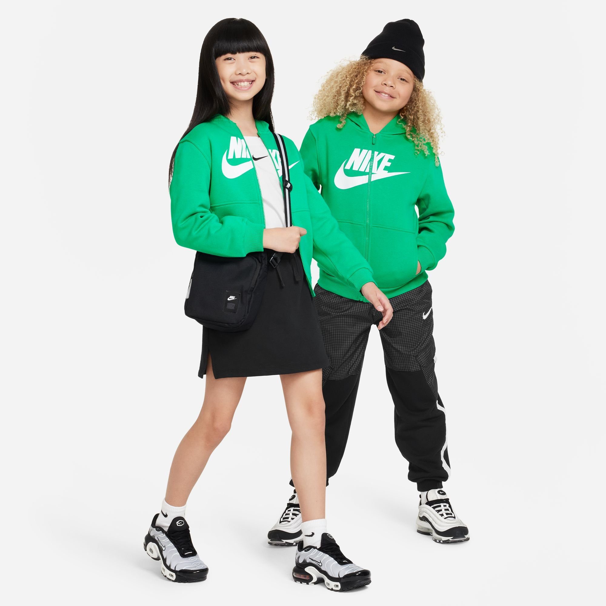 Nike Sportswear Capuchonsweatvest CLUB FLEECE BIG KIDS' FULL-ZIP HOODIE