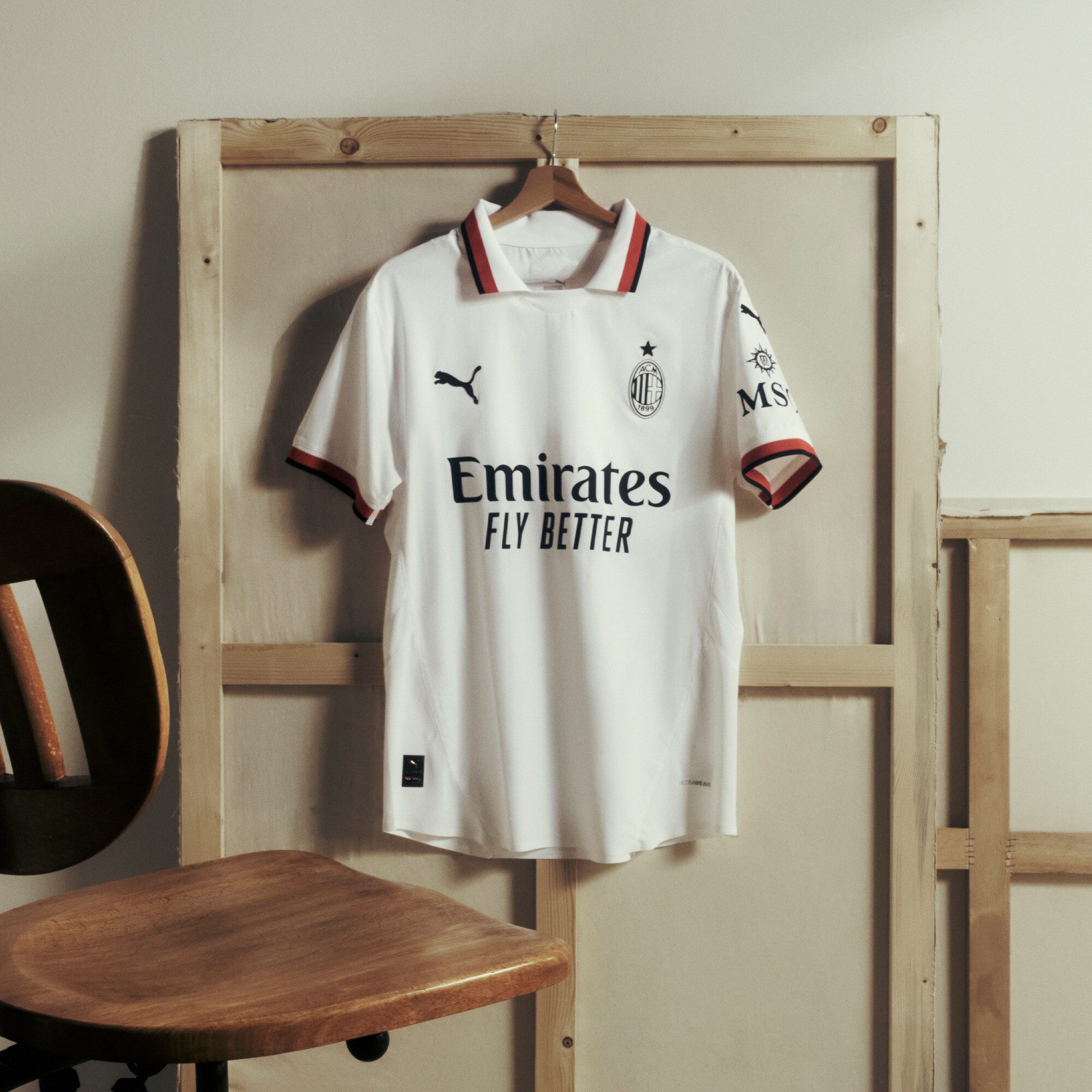 PUMA Trainingstop ACM AWAY JERSEY REPLICA JR Voetbalshirt AC Milan uitshirt 2024 2025 kinderen