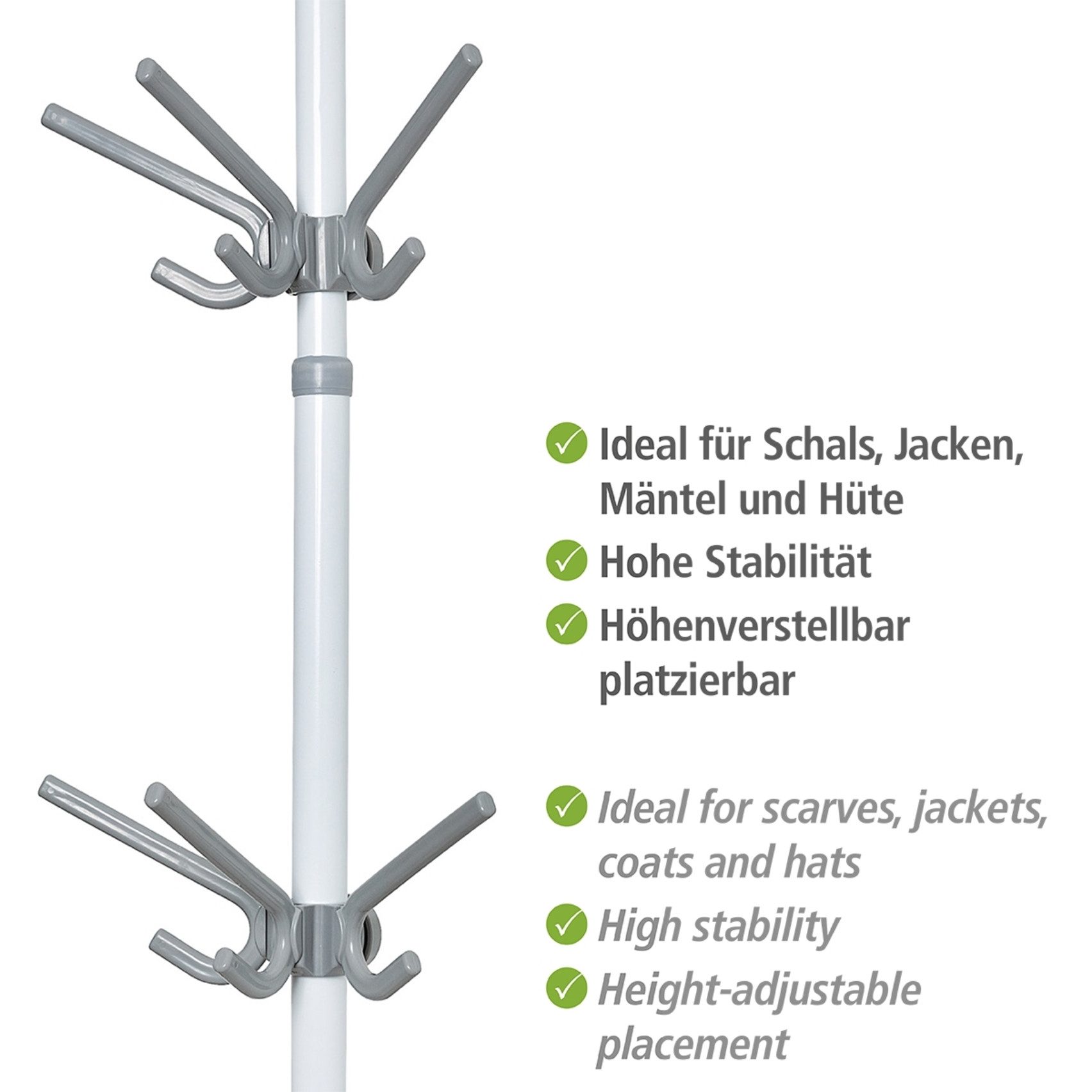 WENKO Kapstokhaken Model Herkules (set, 2 stuks)