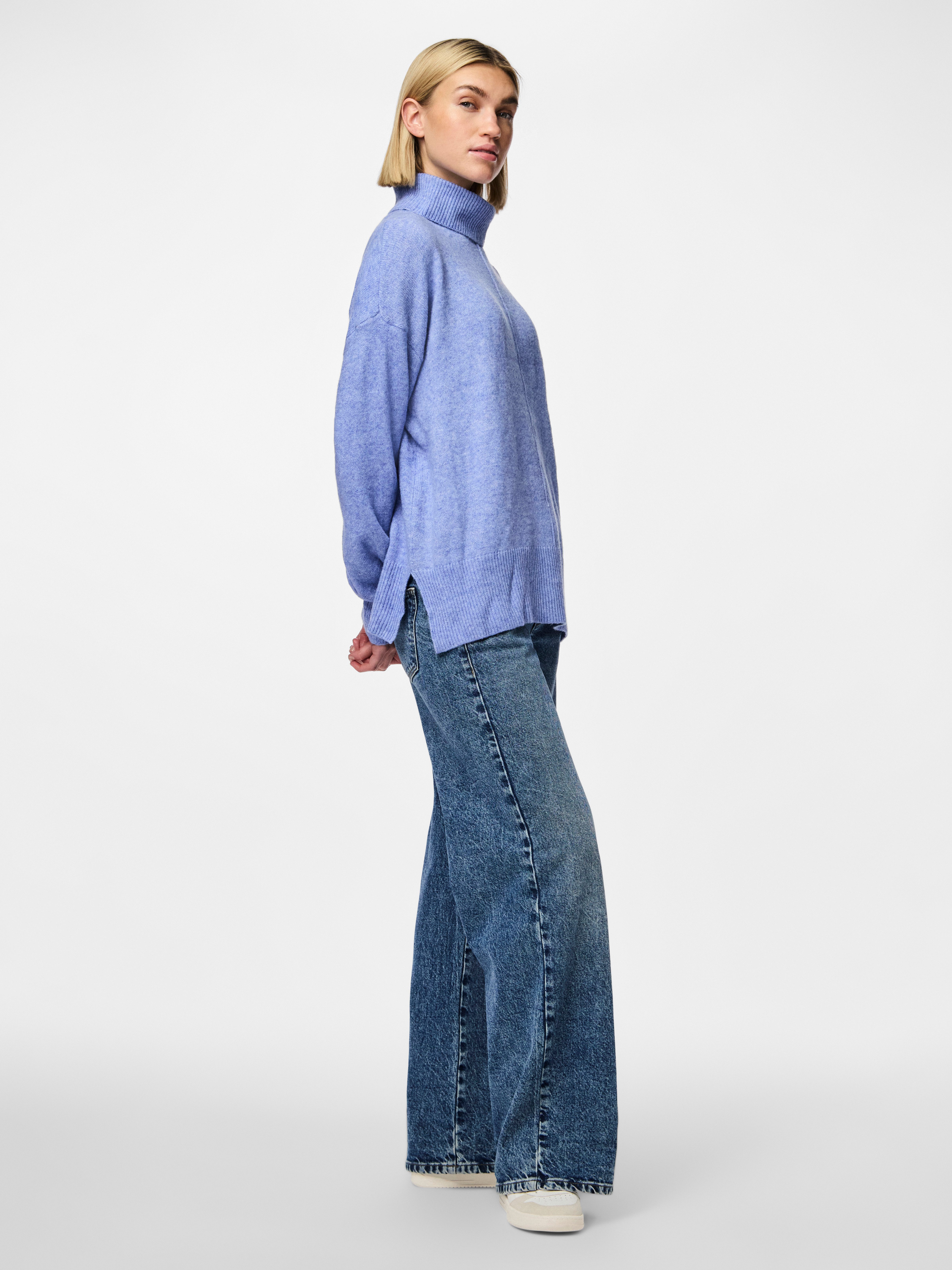 pieces Coltrui PCMALOU LS ROLLNECK KNIT NOOS BC