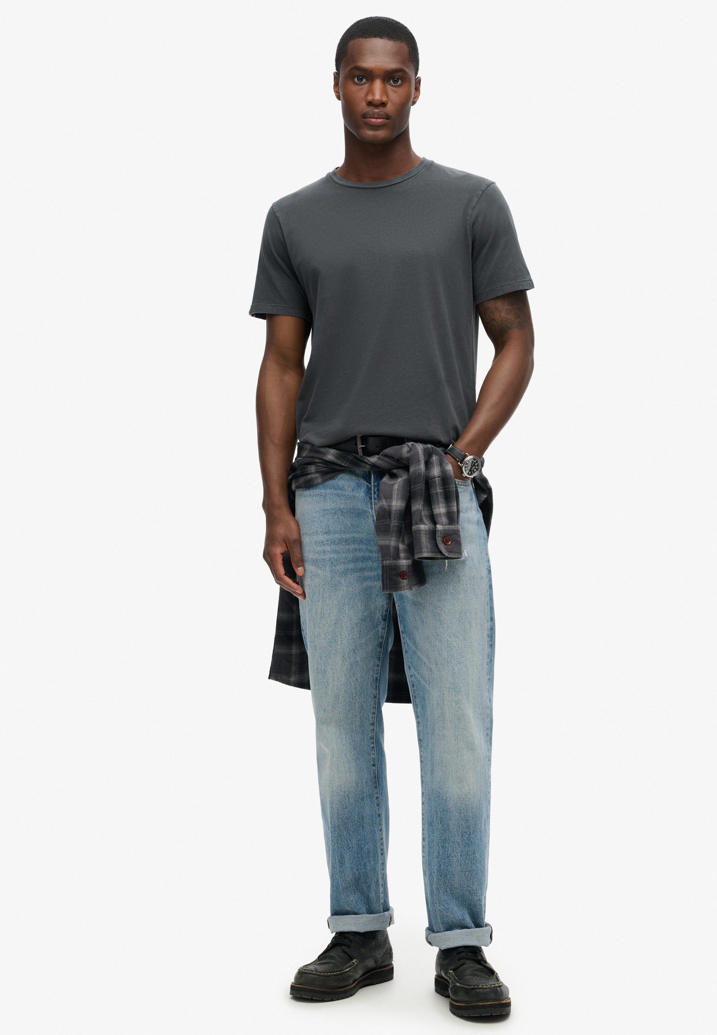 Superdry Shirt met ronde hals CLASSIC ESSENTIAL TEE
