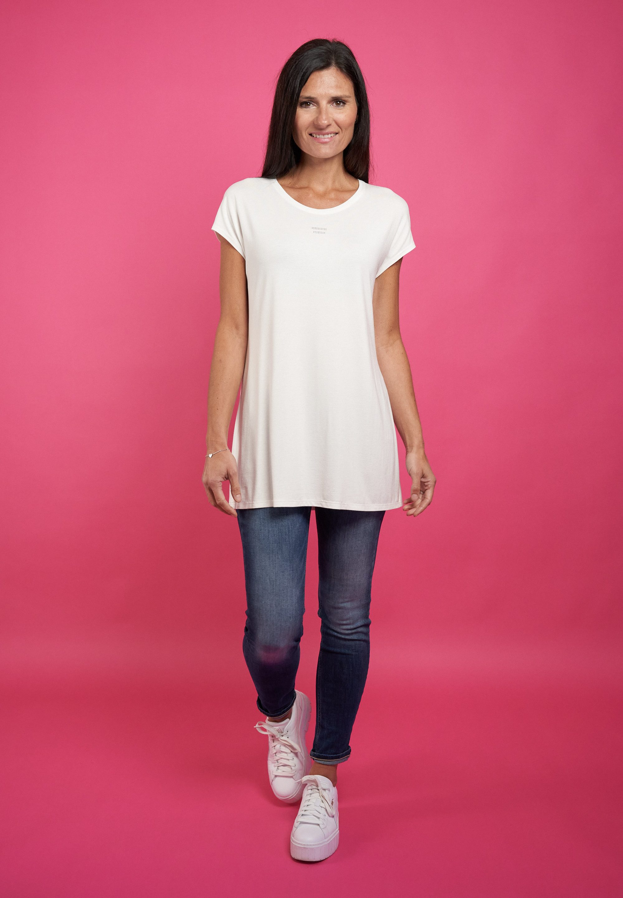 Seidel Moden T-shirt met verbrede schouders, made in germany