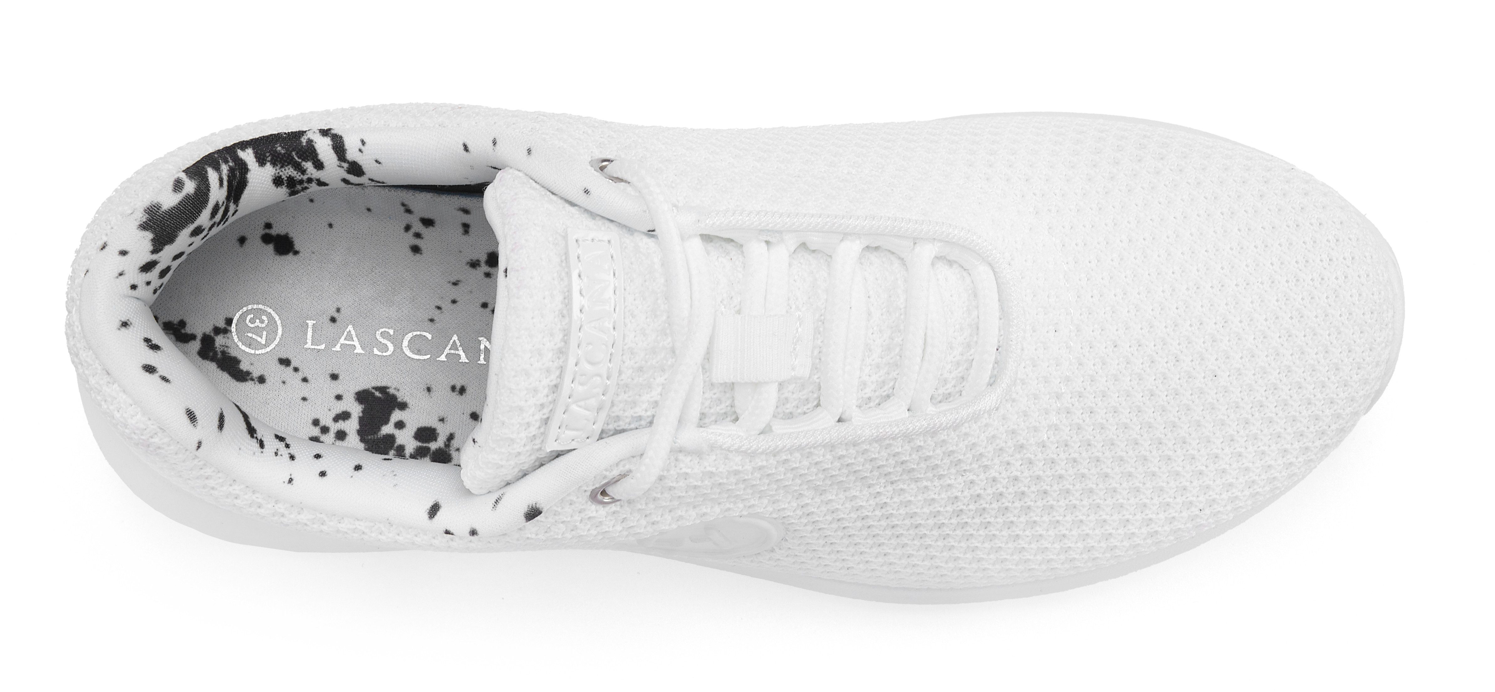 active by Lascana Sneakers met comfort-binnenzool, veterschoen, vrijetijdsschoen vegan