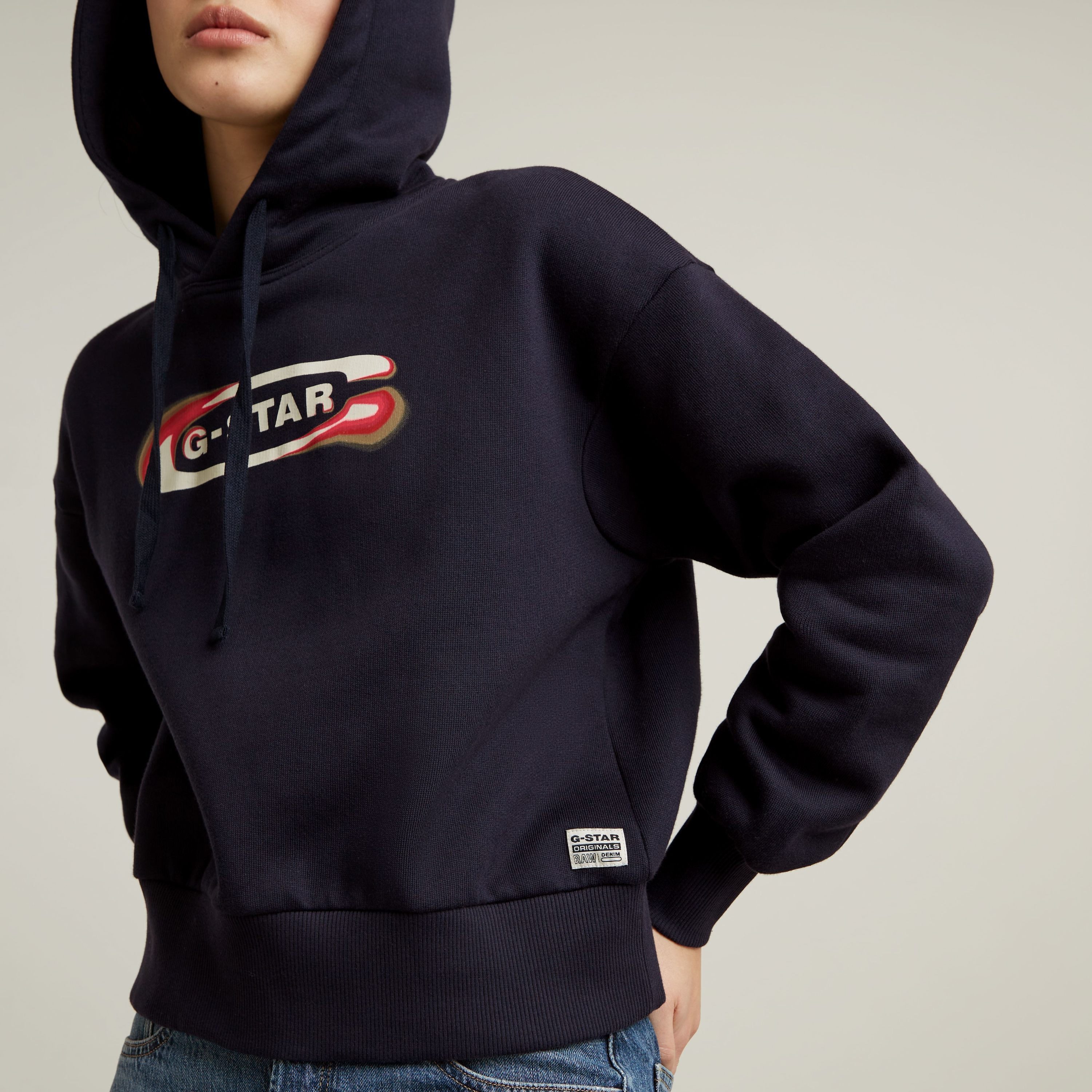 G-Star RAW Hoodie Old Skool Logo Loose