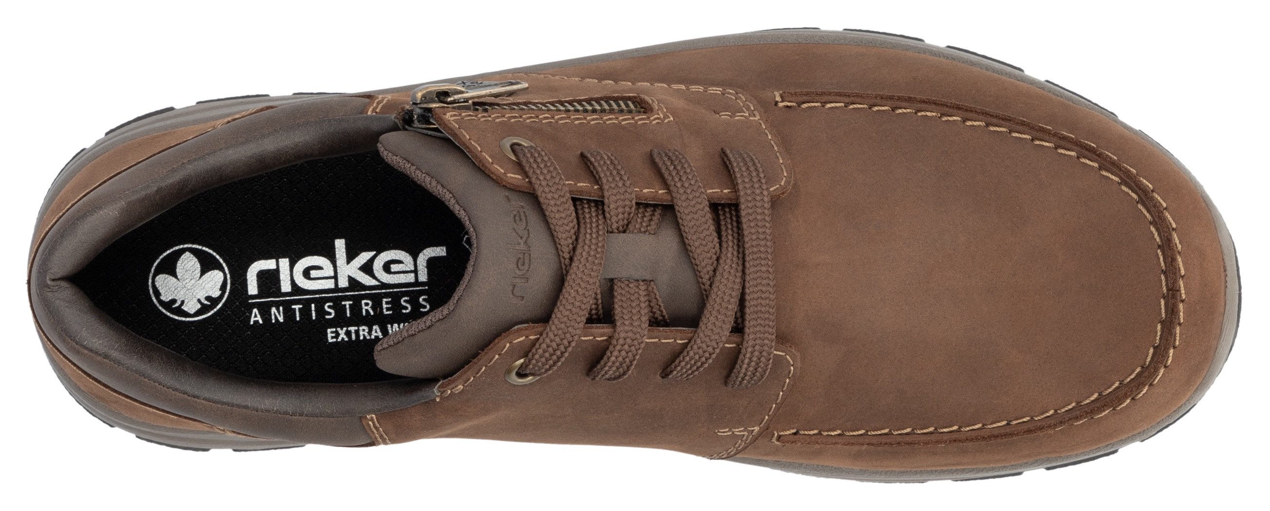 Rieker Sneakers freizeitschoen halfschoen veterschoen met tex-membraan