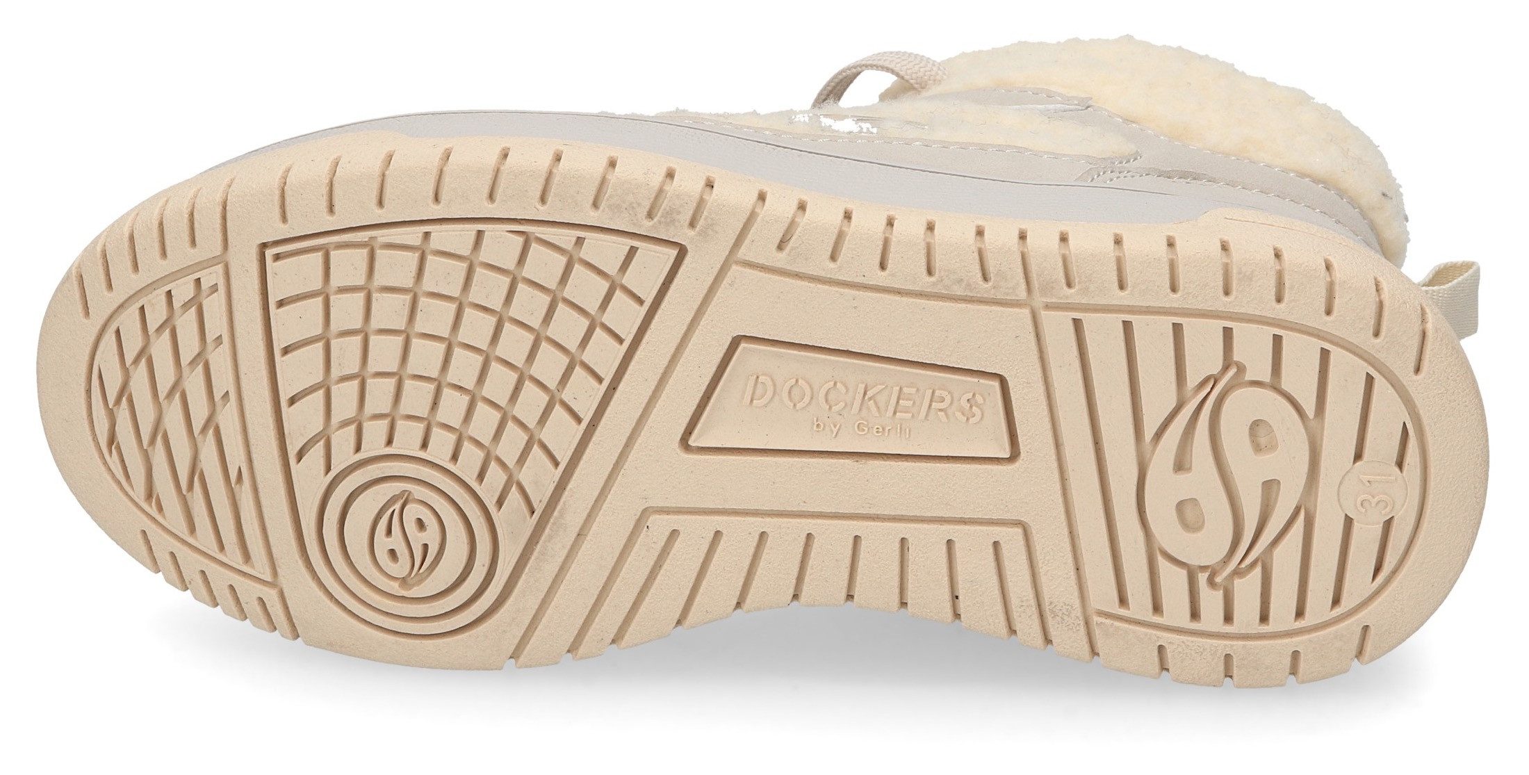 Dockers by Gerli Sneakers Retro sneaker, high-top sneaker, winterboots met frotté inzet