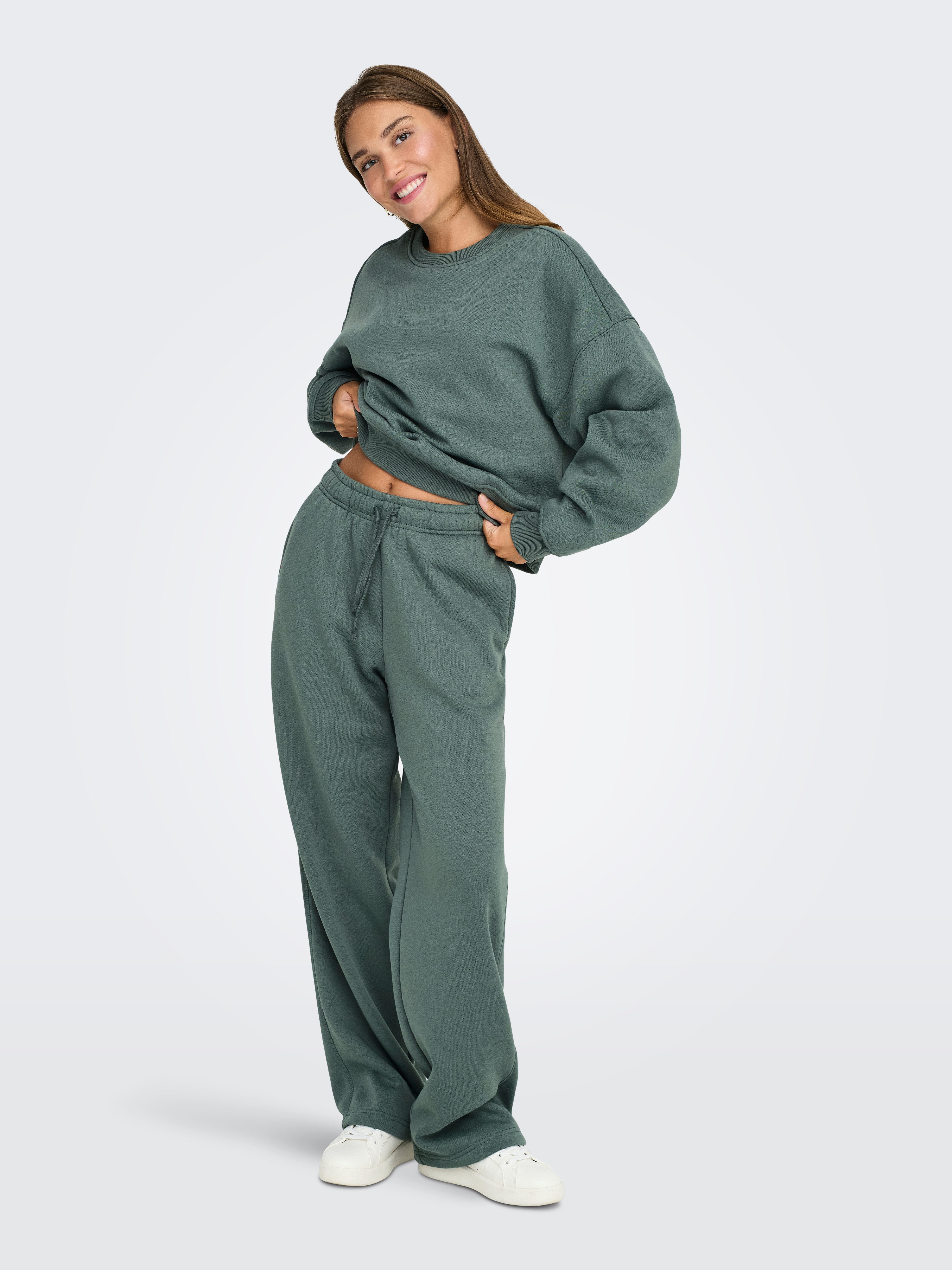 Only Sweatbroek ONLBEST STRAIGHT PANT SWT NOOS