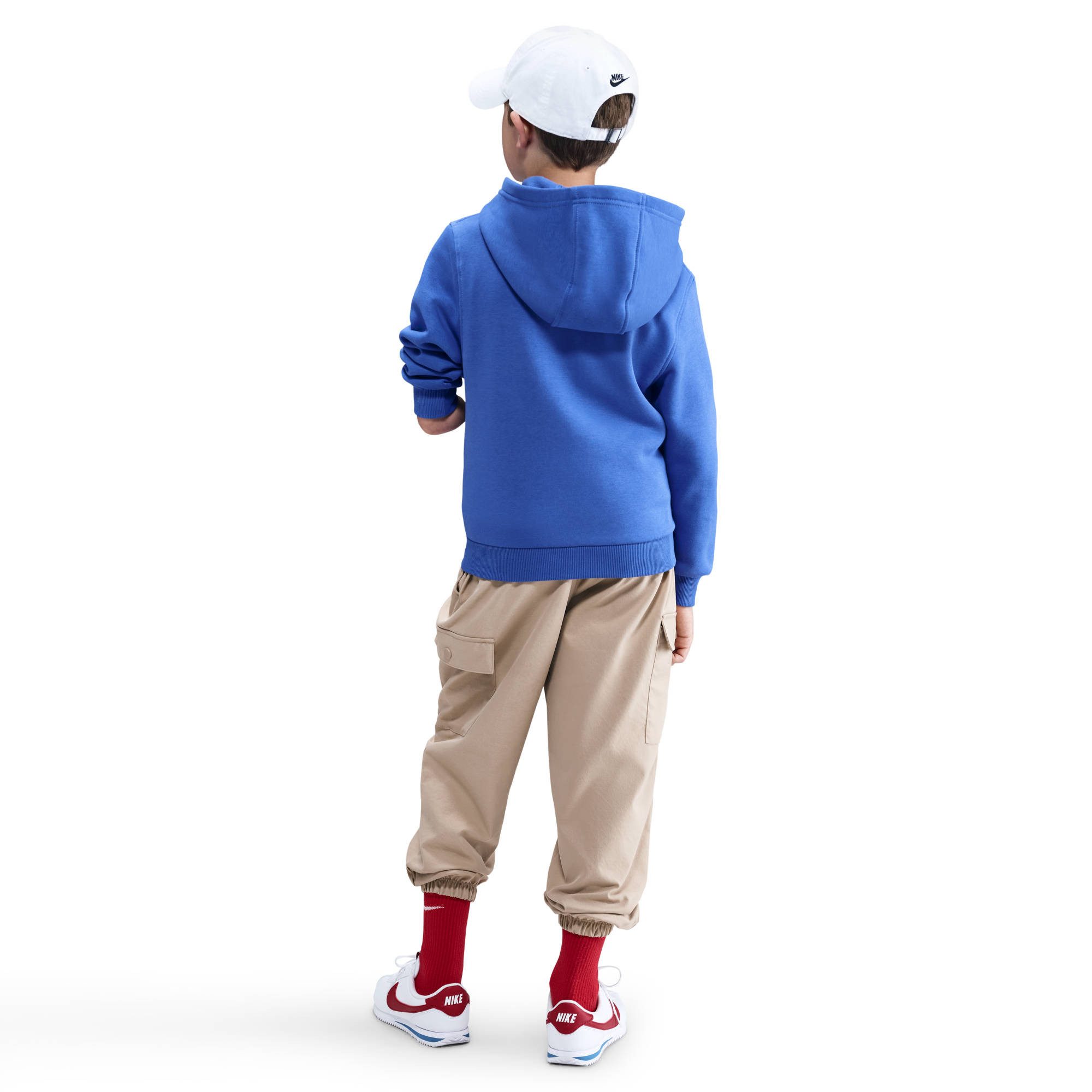 Nike Sportswear Capuchonsweatvest K NSW CLUB FLC HD FZ LS LBR