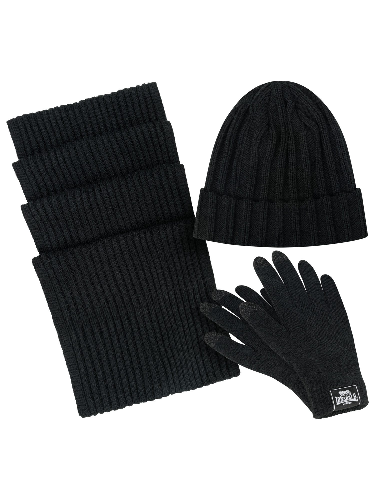 Lonsdale Beanie ACOMB (3 stuks)
