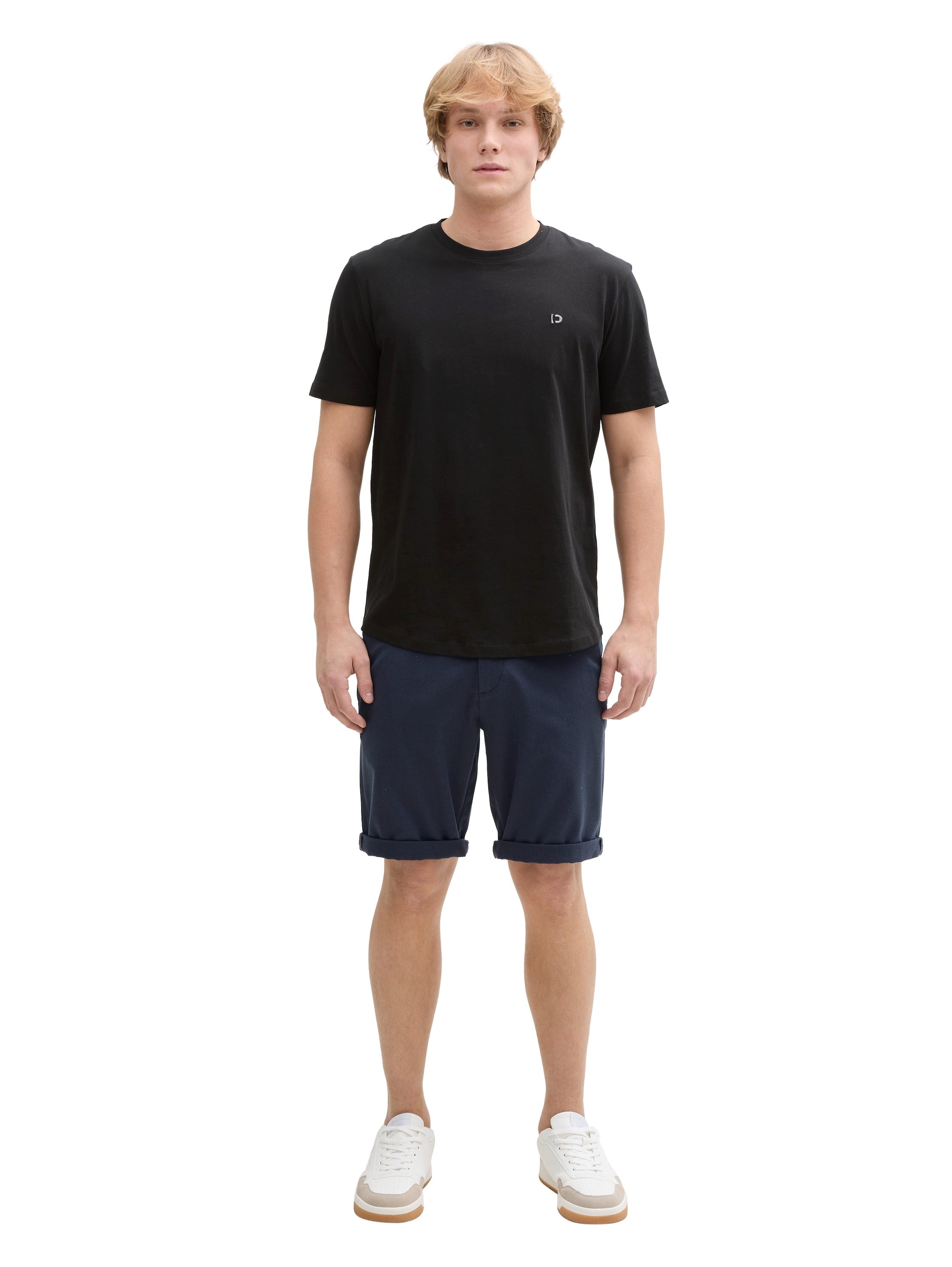 Tom Tailor Denim Chino-short met riem (set)
