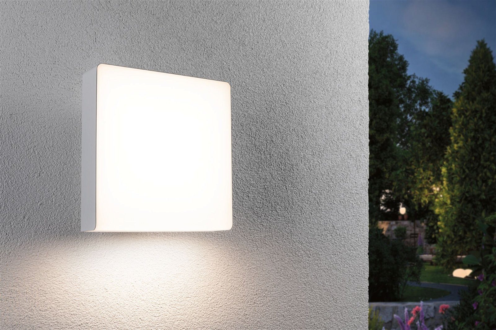 Paulmann Led-wandlamp voor buiten Azalena IP44 250x97mm 3000K 8,5W 700lm 230V kunststof, aluminium (1 stuk)