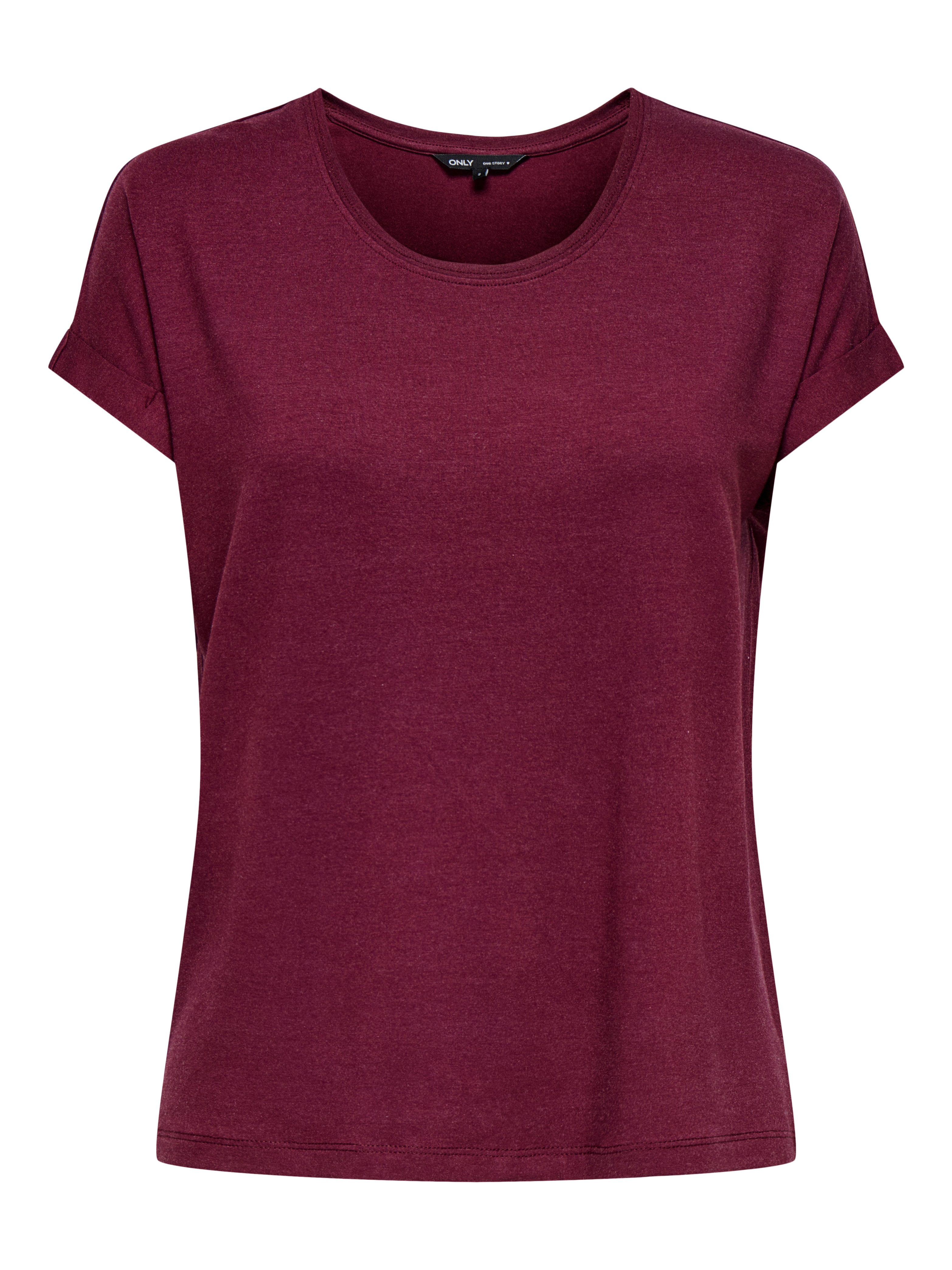 Only T-shirt ONLMOSTER – Shirt met korte mouwen en omslag en klassieke look