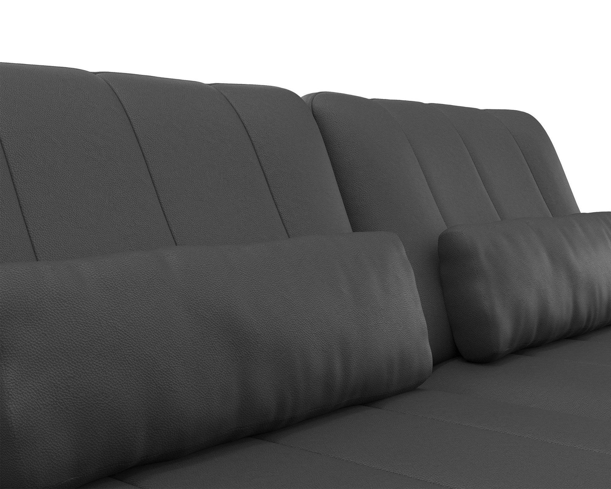 FLEXLUX 3-zitsbank Tropea multifunctionele bank, designbank, relaxfunctie, tv-bank, met armleuningverstelling en zitdiepteverstelling, breedte 252 cm