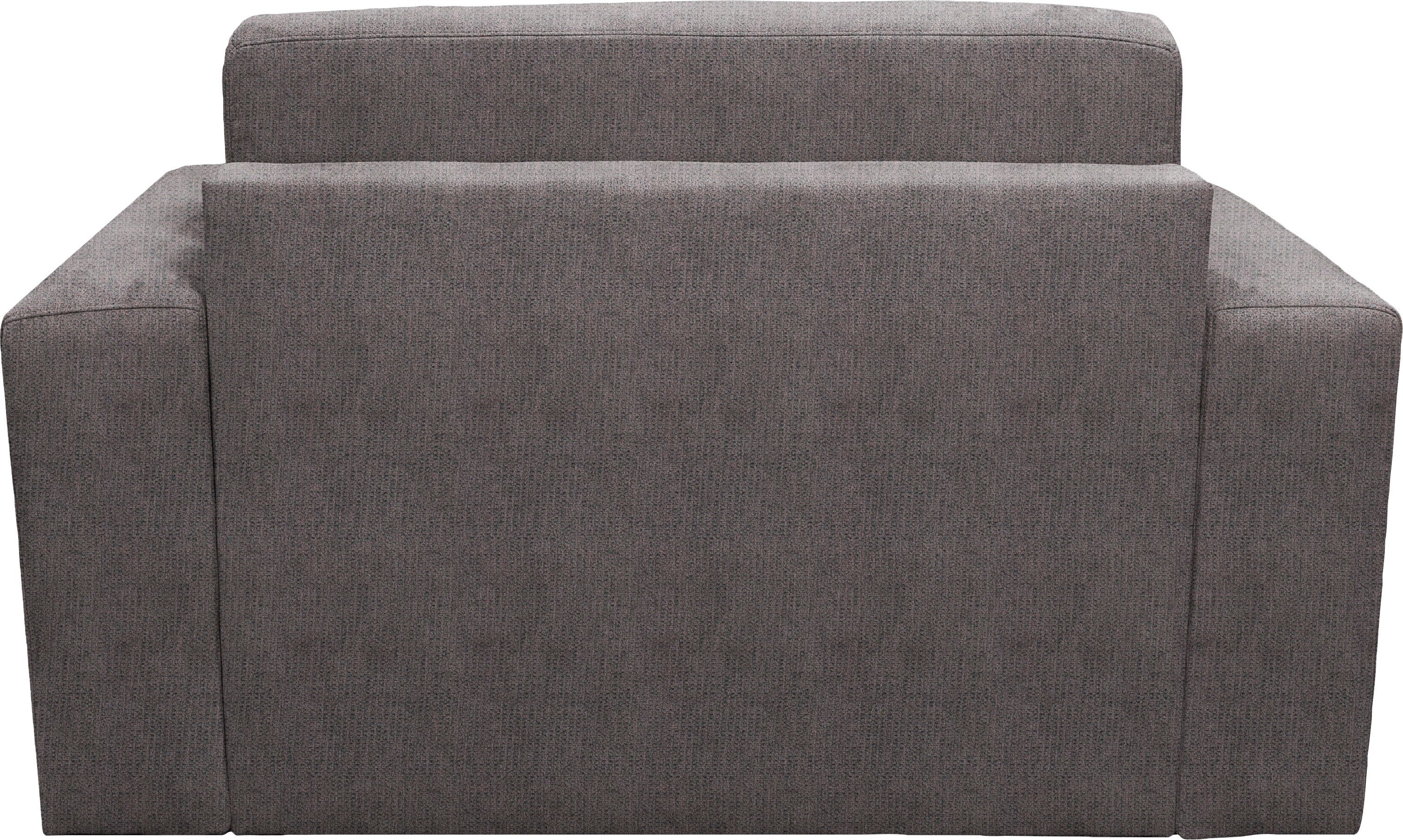 Home affaire Fauteuil Roma matras hoogte 140 cm Bedfunctie, met vering, Afmeting liggend ca. 83x198 cm