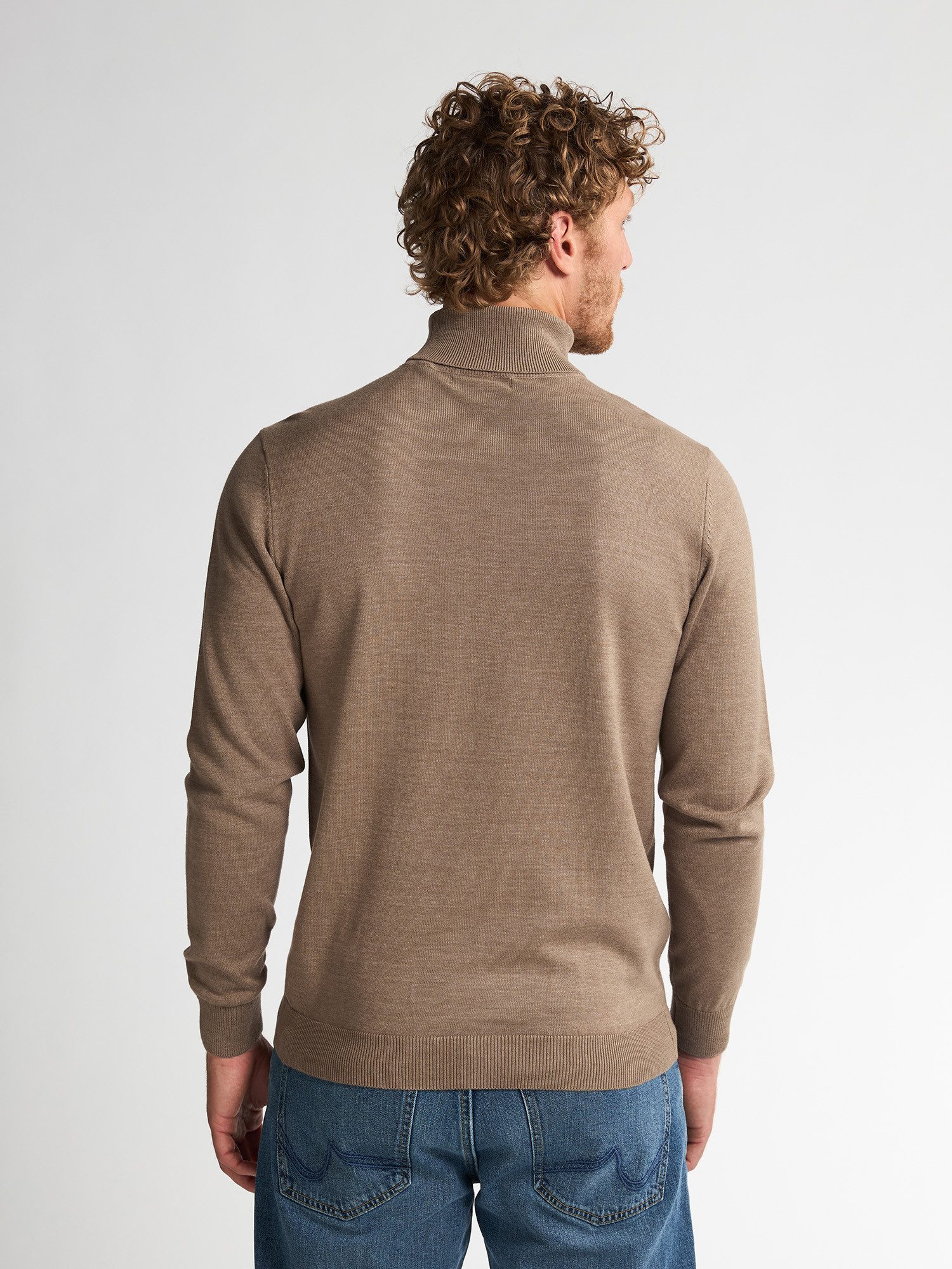 Petrol Industries Coltrui Men Knitwear Collar Basi Onderhoudsvriendelijke materiaalmix met katoenpercentage