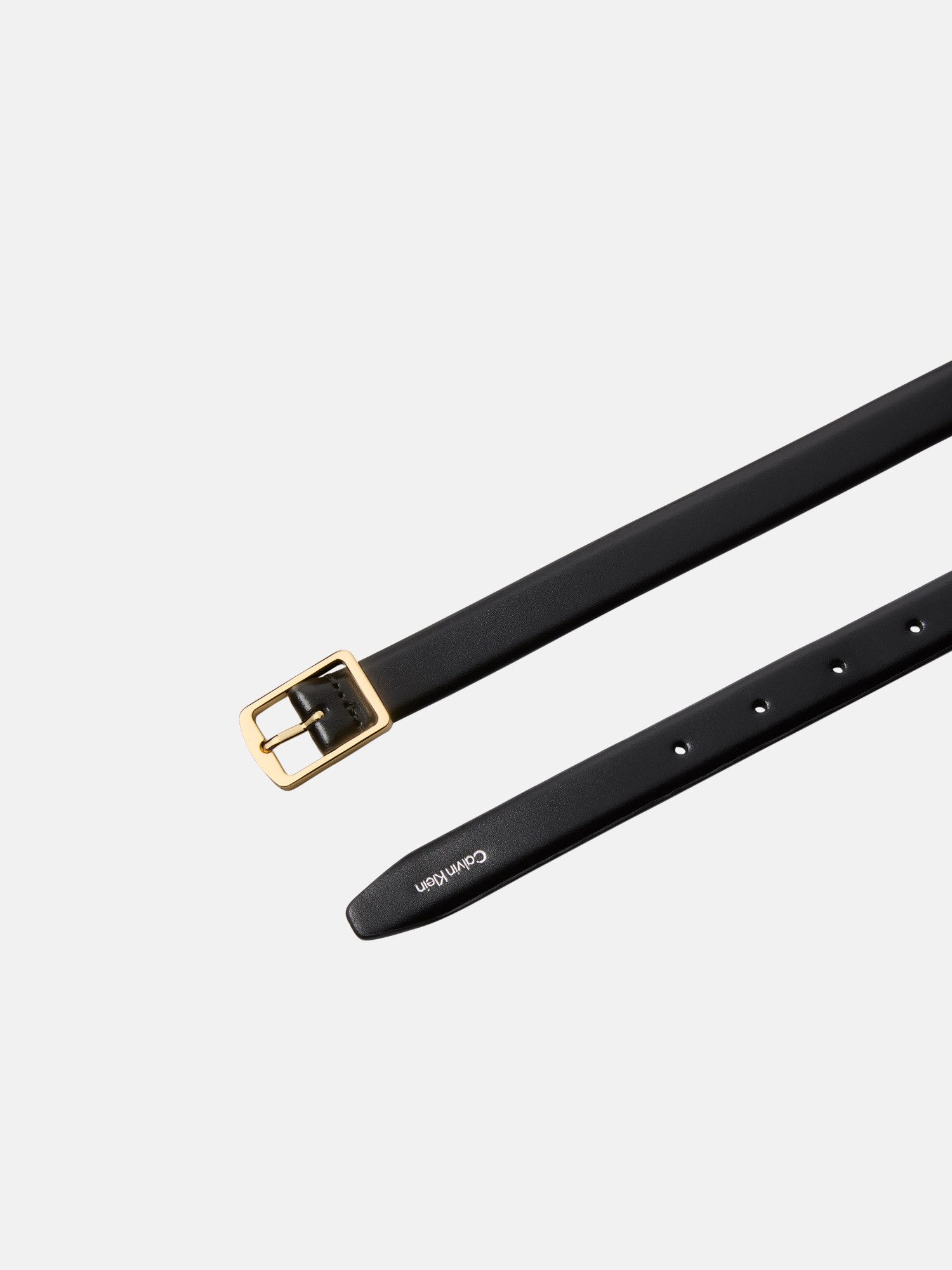 Calvin Klein Leren riem CLASSIC SQUARE BUCKLE BELT 20MM