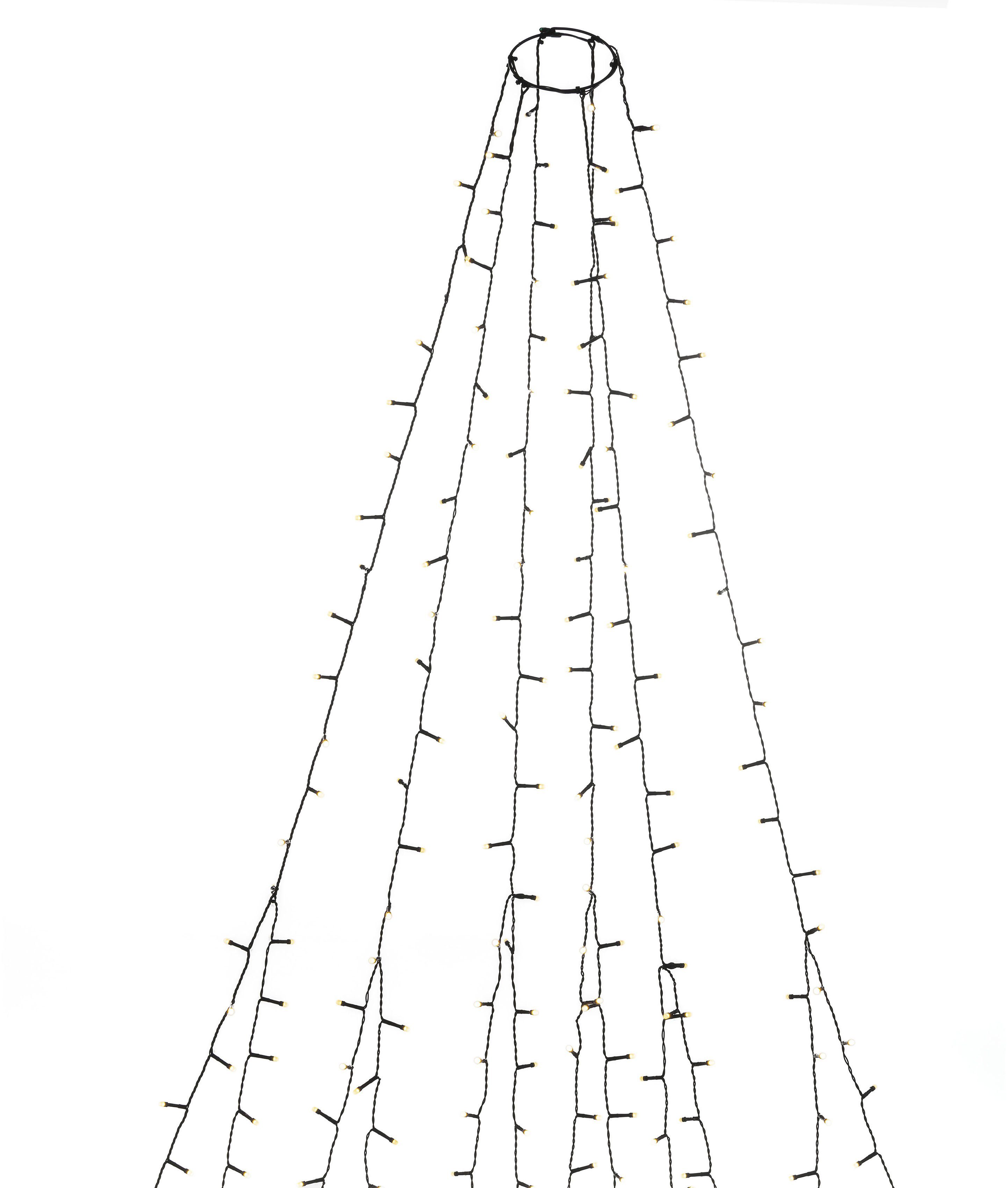 KONSTSMIDE Led-boomverlichting Ledlichtsnoer 6 strengen à 75 frozen warmwitte dioden (1 stuk)