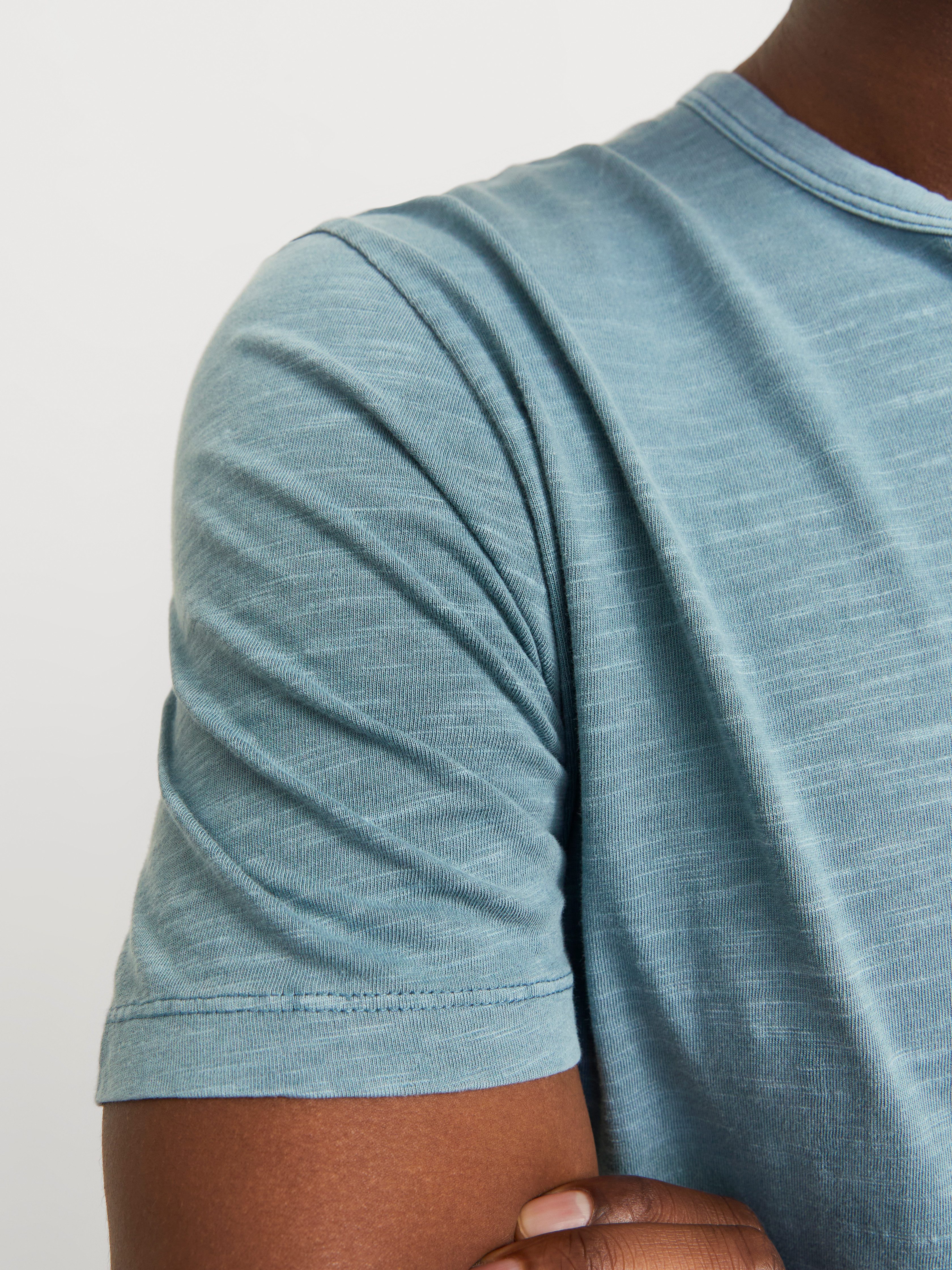 Jack & Jones T-shirt JJESPLIT NECK TEE SS NOOS