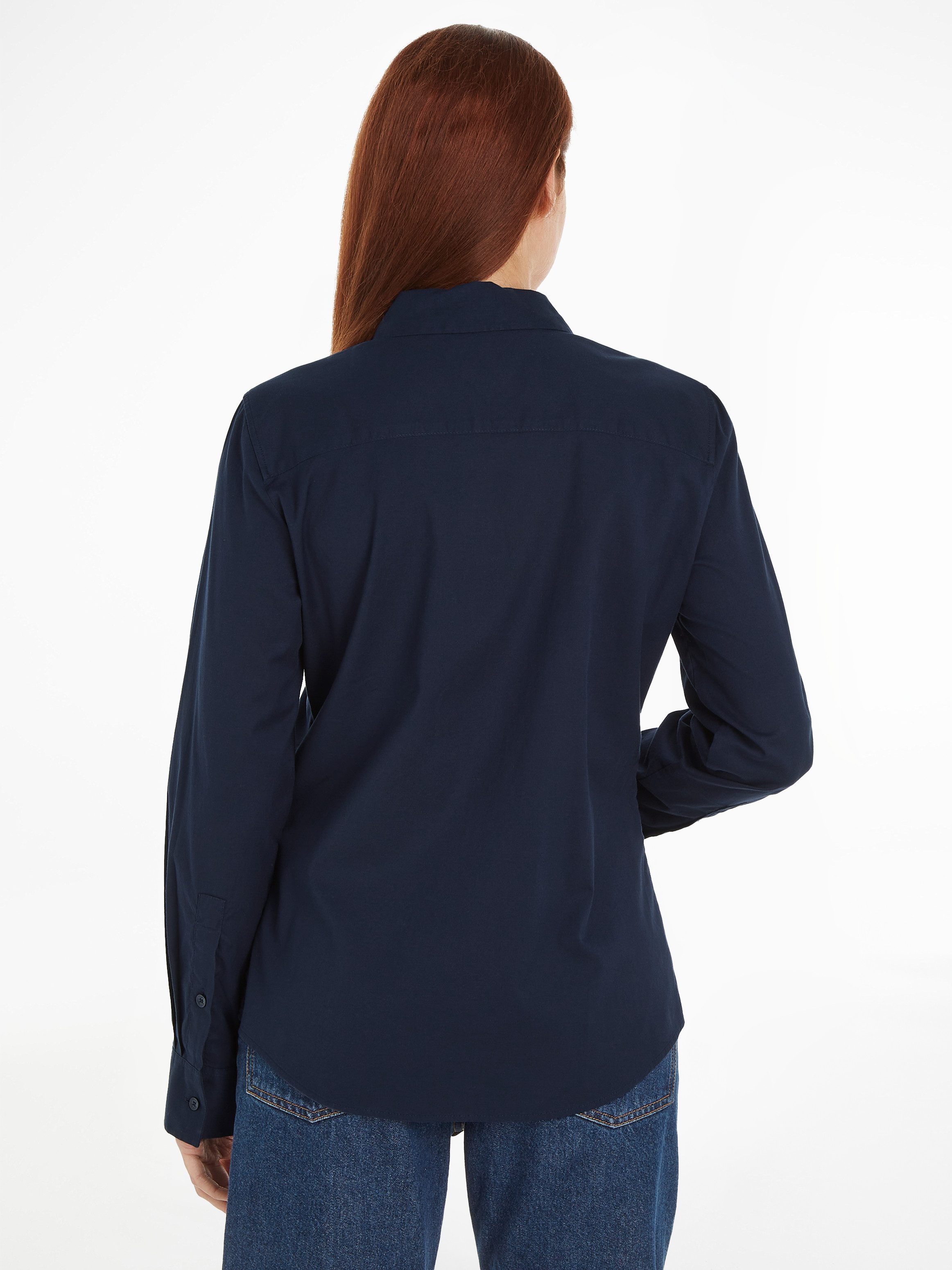 Tommy Hilfiger Overhemdblouse STRETCH OXFORD REGULAR SHIRT