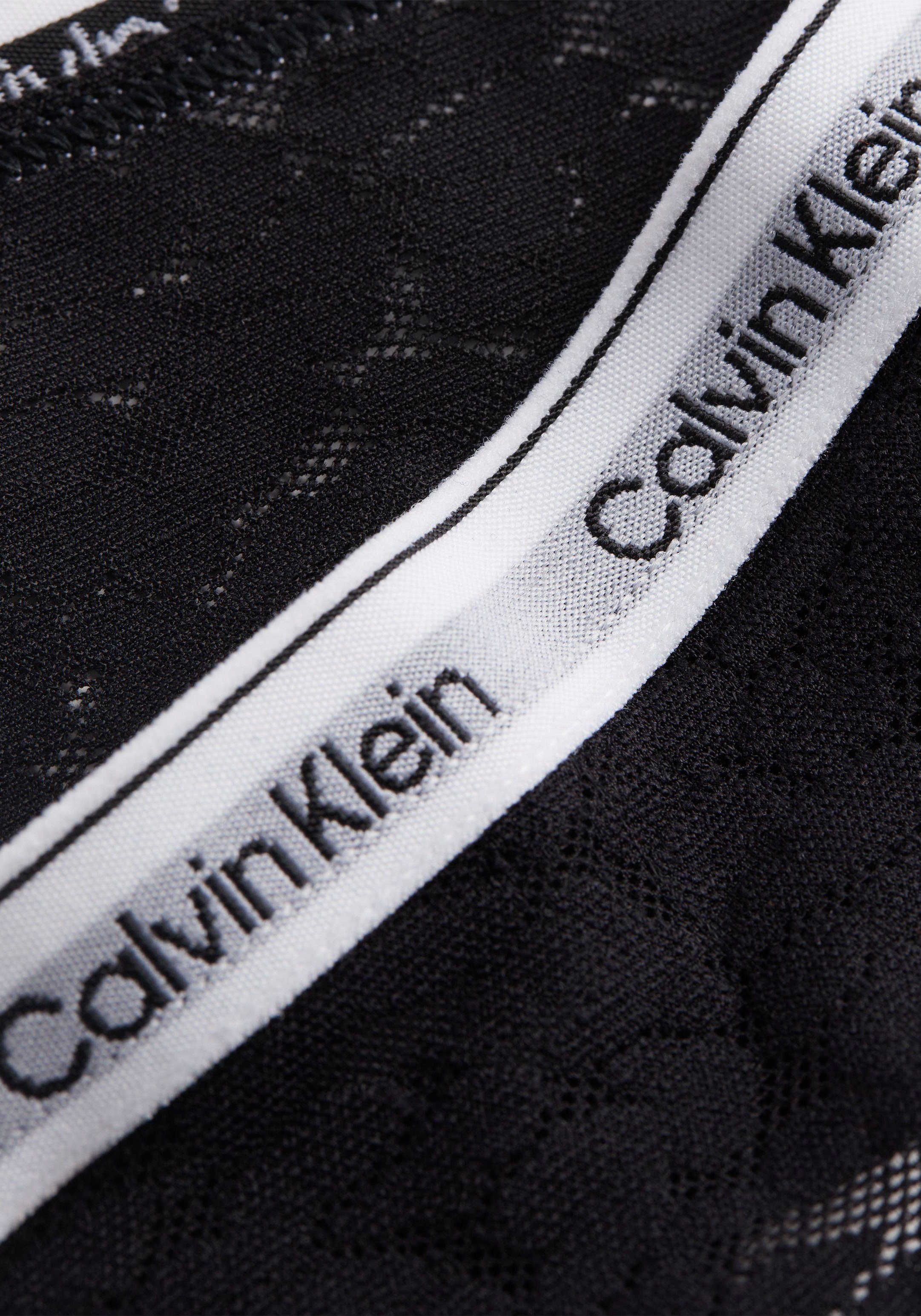 Calvin Klein T-string HIGH LEG THONG met ck-logo op de tailleband
