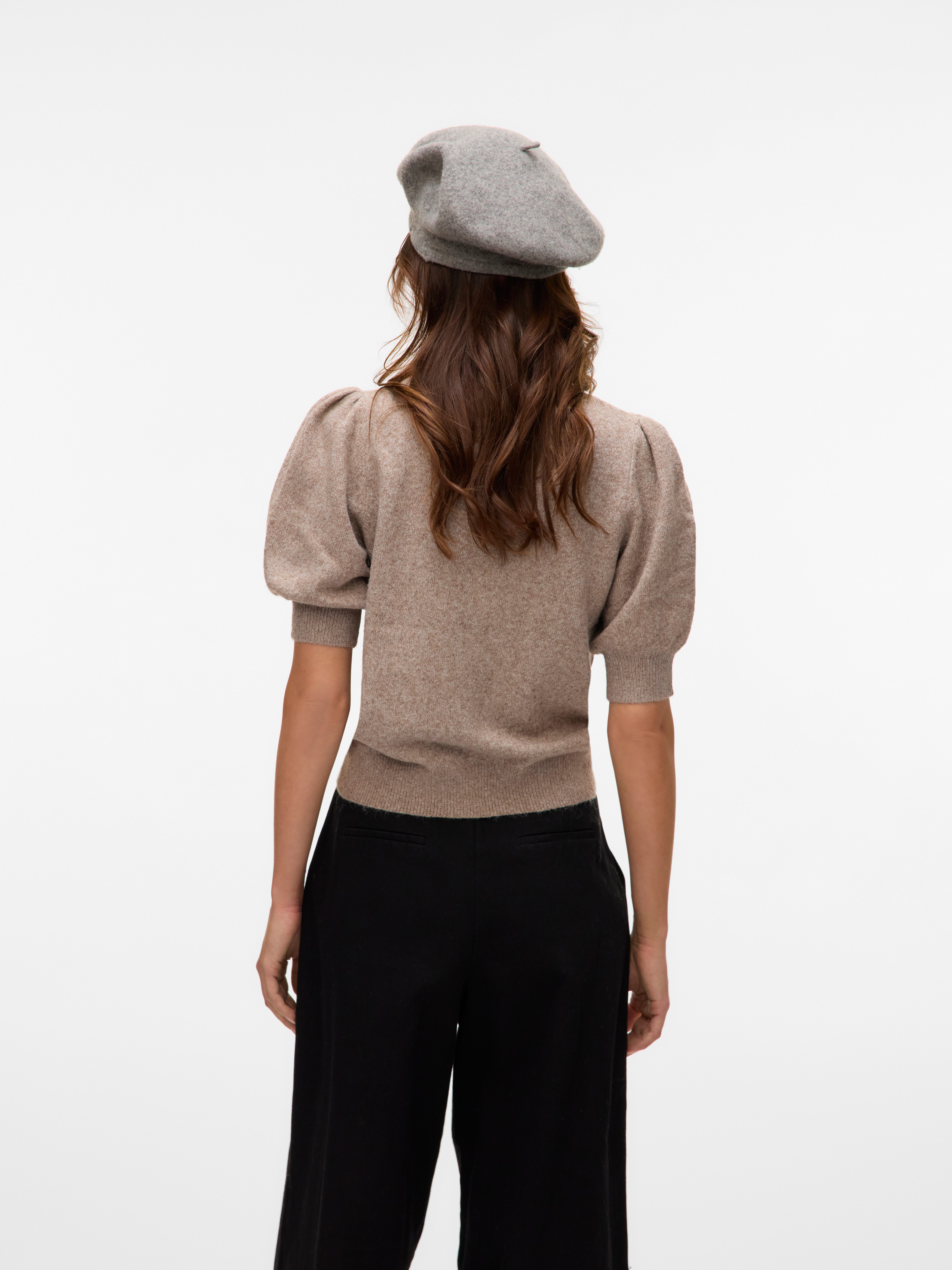 Vero Moda Trui met korte mouwen VMDOFFY 2/4 O-NECK PULLOVER GA NOOS