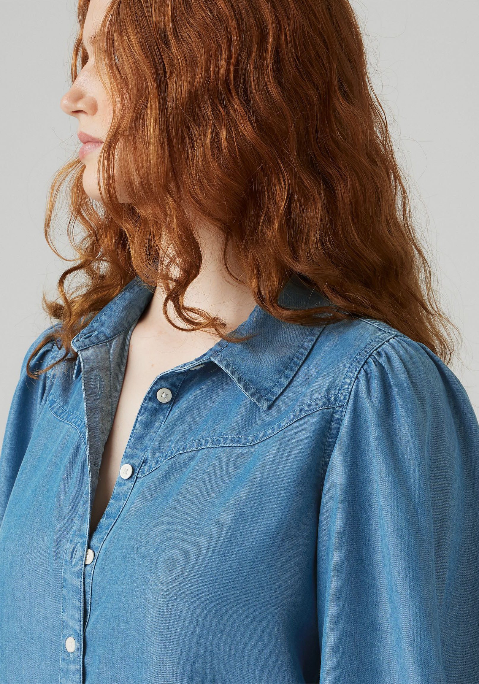 Levi's® Blouse met lange mouwen Met pofmouwen