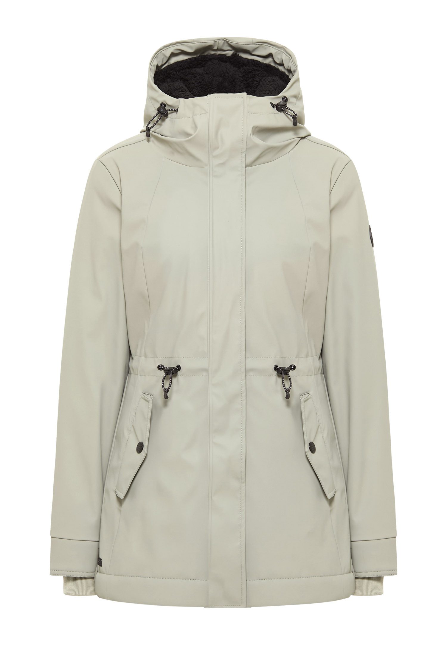 Ragwear Outdoorjack MONADIS RAINY WARM waterafstotende parka, gevoerd met verwarmende teddypluche