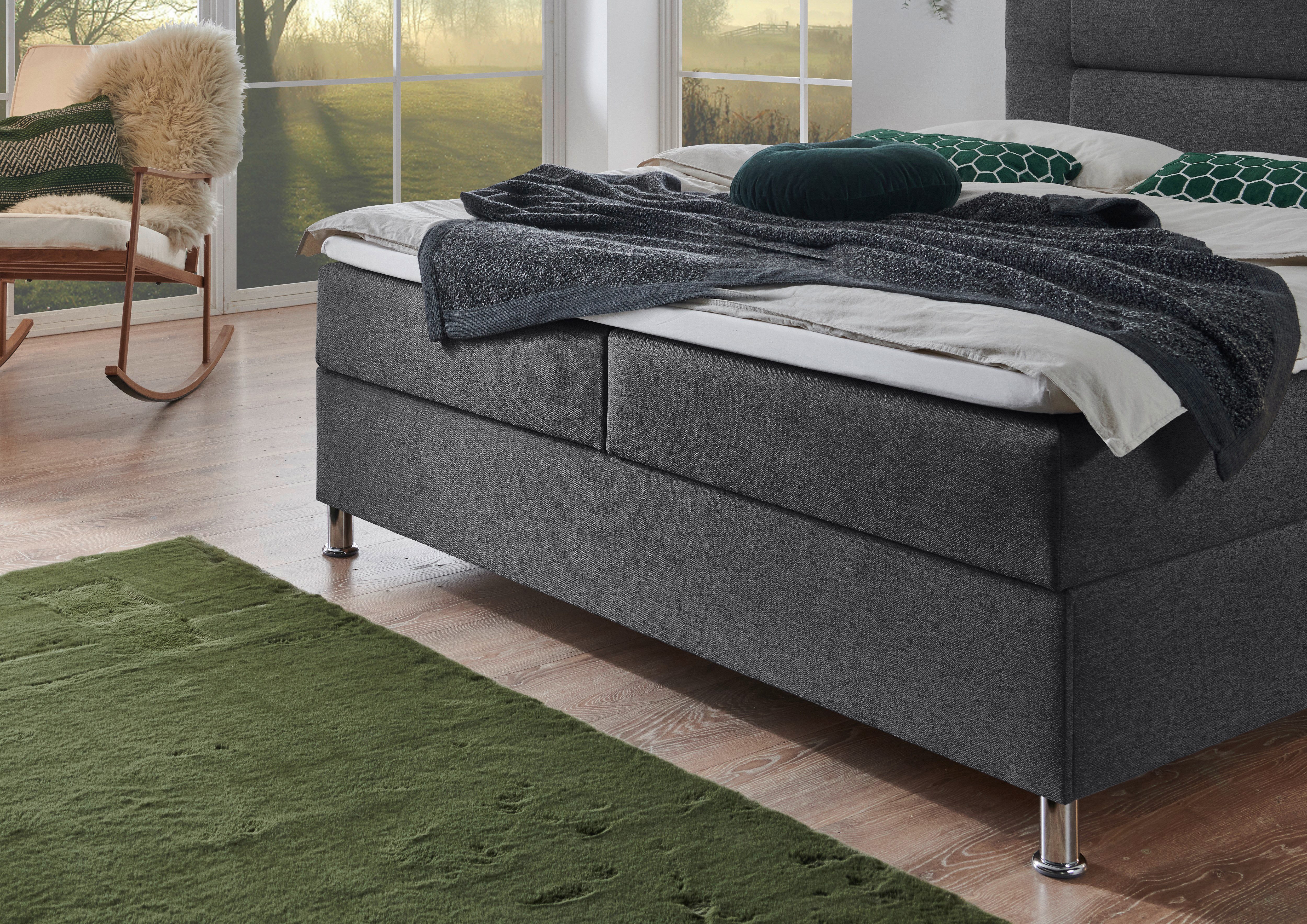 INOSIGN Boxspring Escalon met opbergruimte, inclusief topper beschikbaar in de breedtes 120x200 cm en 180x200 cm
