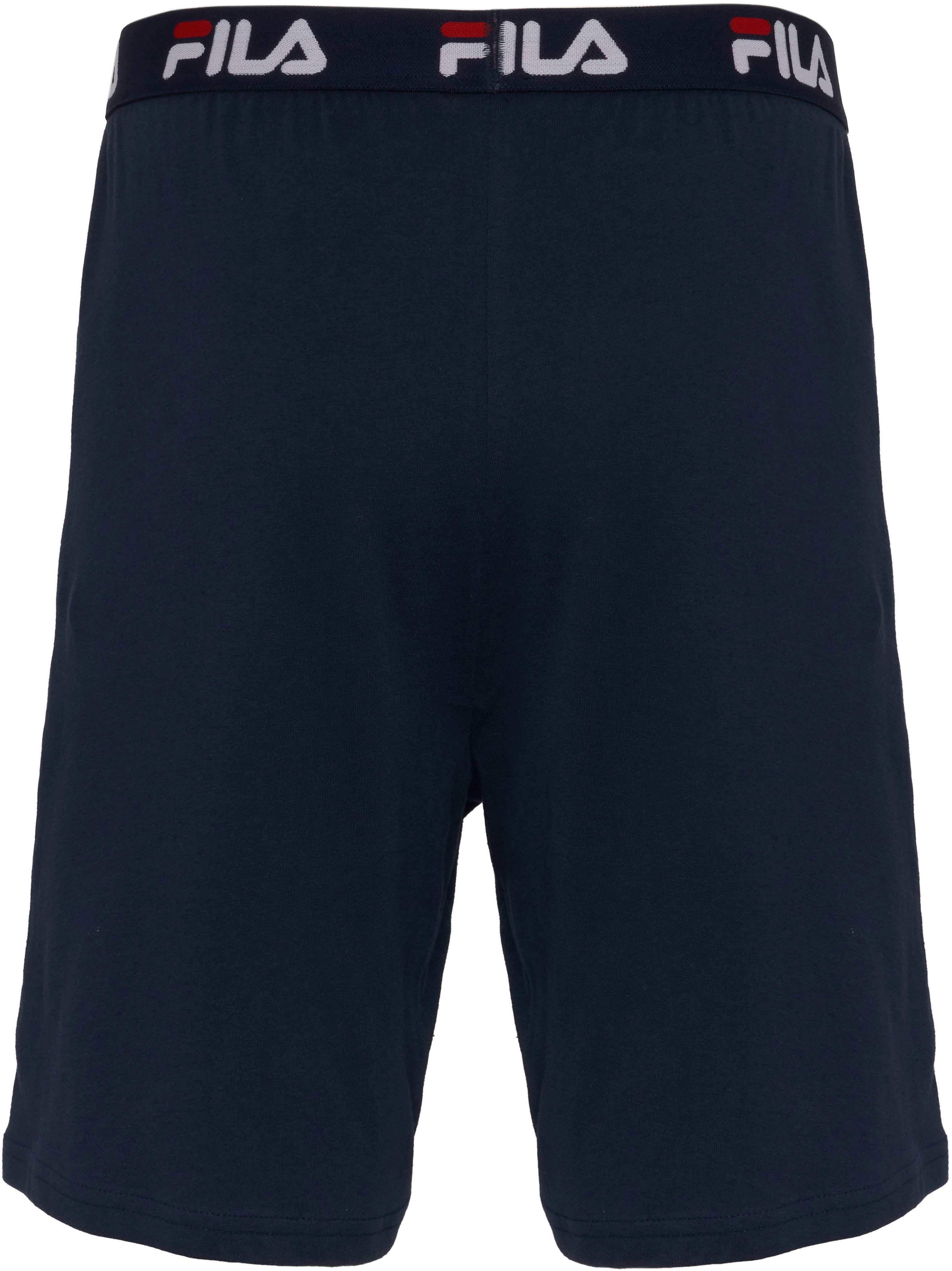 Fila Shortama Broek met elastische logoband en kortarmshirt (2-delig)