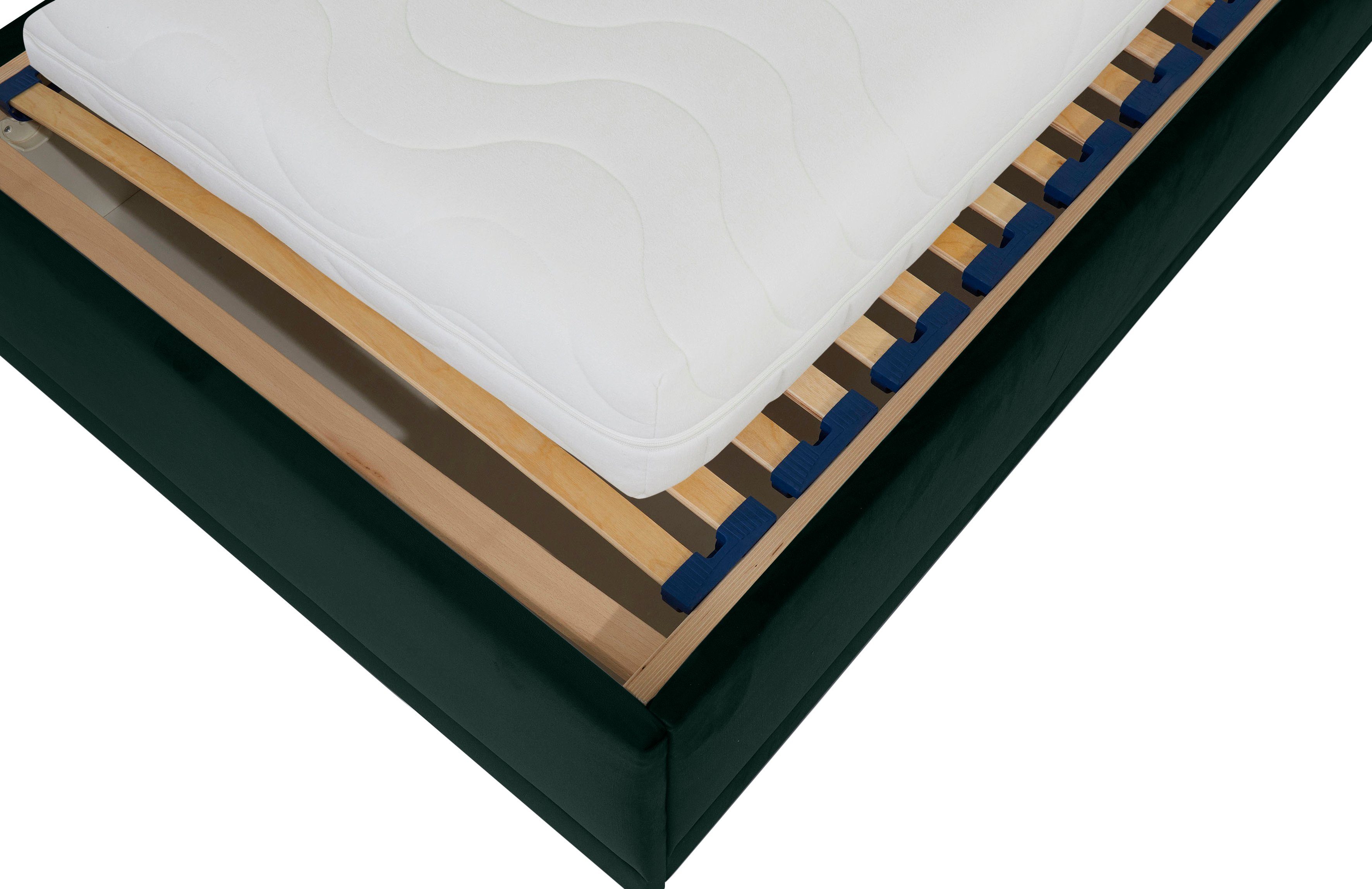 Westfalia Polsterbetten Gestoffeerd bed ADAMAS ook met bedlade, knoopdetails met stras