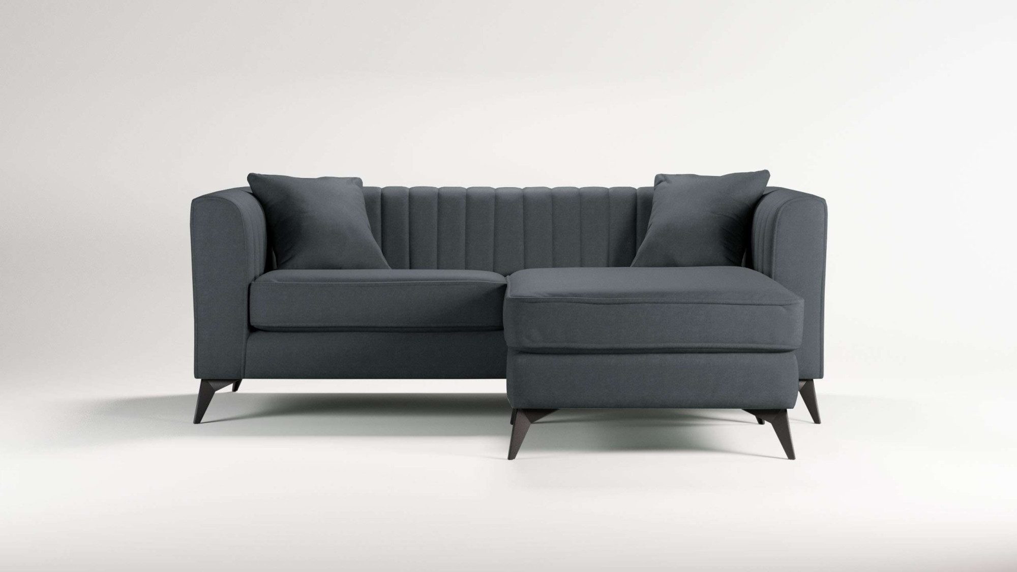 Places of Style Hoekbank MATTHEW L-vorm ideaal voor kleine ruimtes, afmetingen B/D/H: 201/162/74 cm