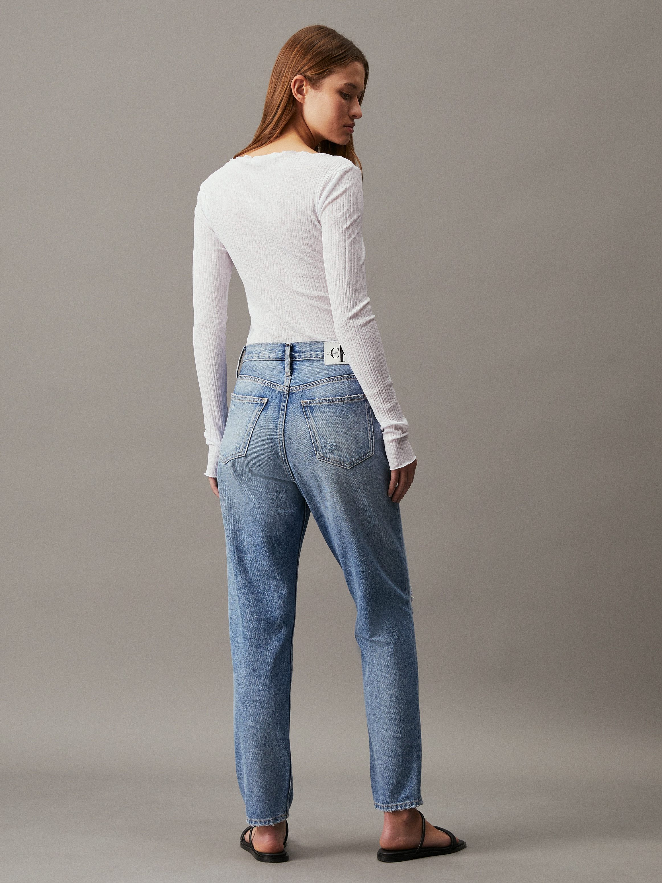 Calvin Klein Mom jeans MOM JEAN in 5-pocketsstijl