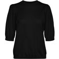 vero moda trui met ronde hals vmjennifer 2-4 o-neck blouse zwart