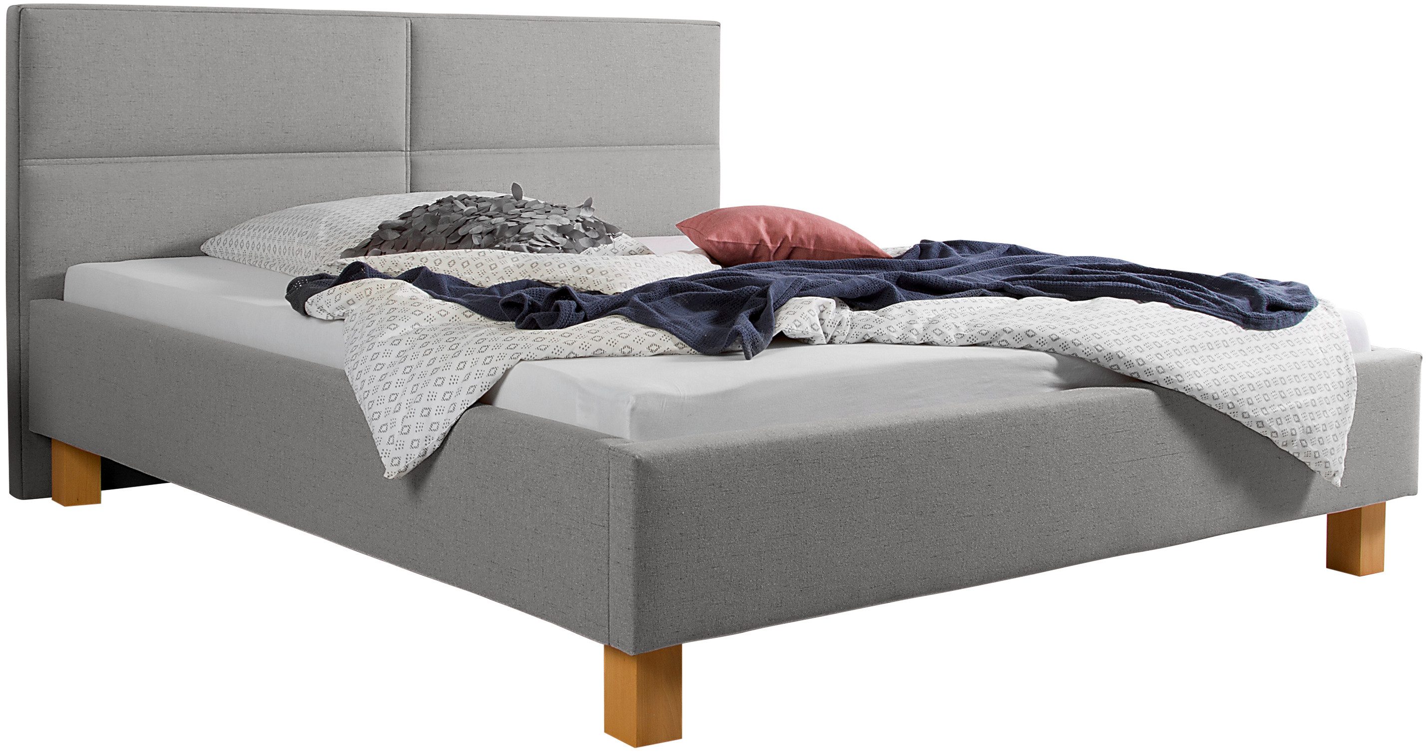 Maintal Gestoffeerd bed Derryville Zijkanten van het bed zelf te monteren, zonder bedkist