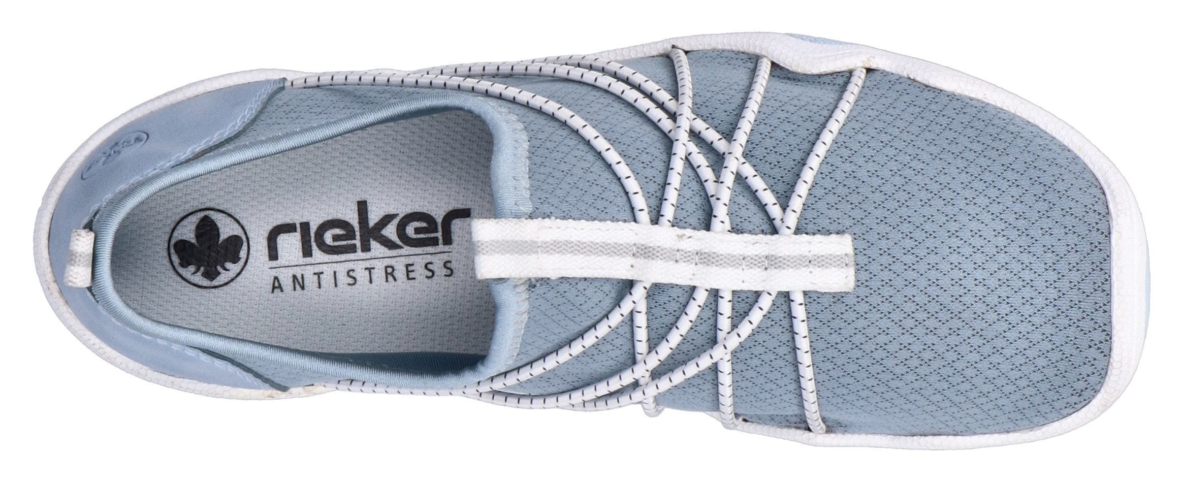 Rieker Slip-on sneakers , blote voeten schoen, instapschoen, slipper in vegan verwerking