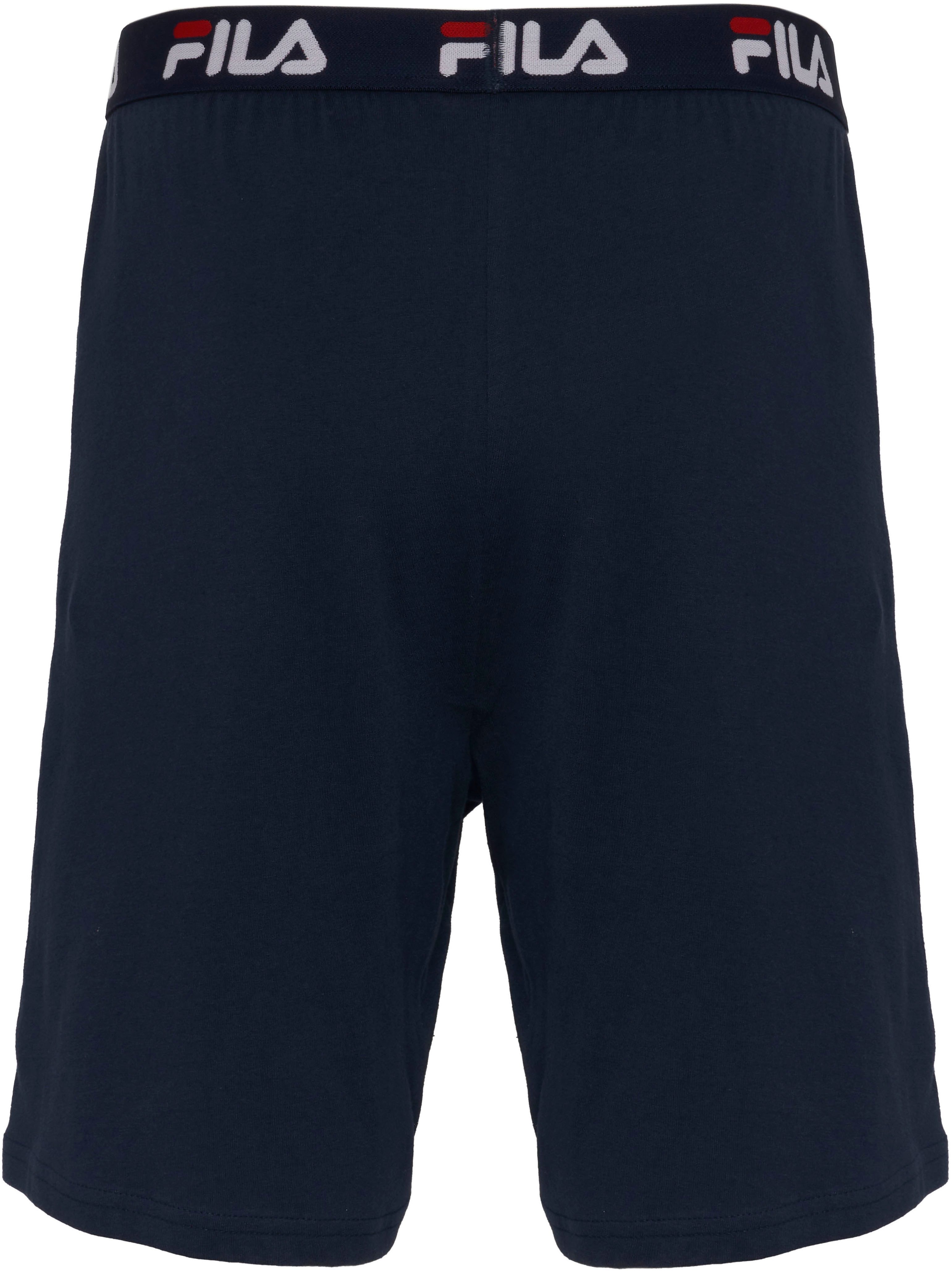 Fila Shortama Broek met elastische logoband en kortarmshirt (2-delig, 2-delig)