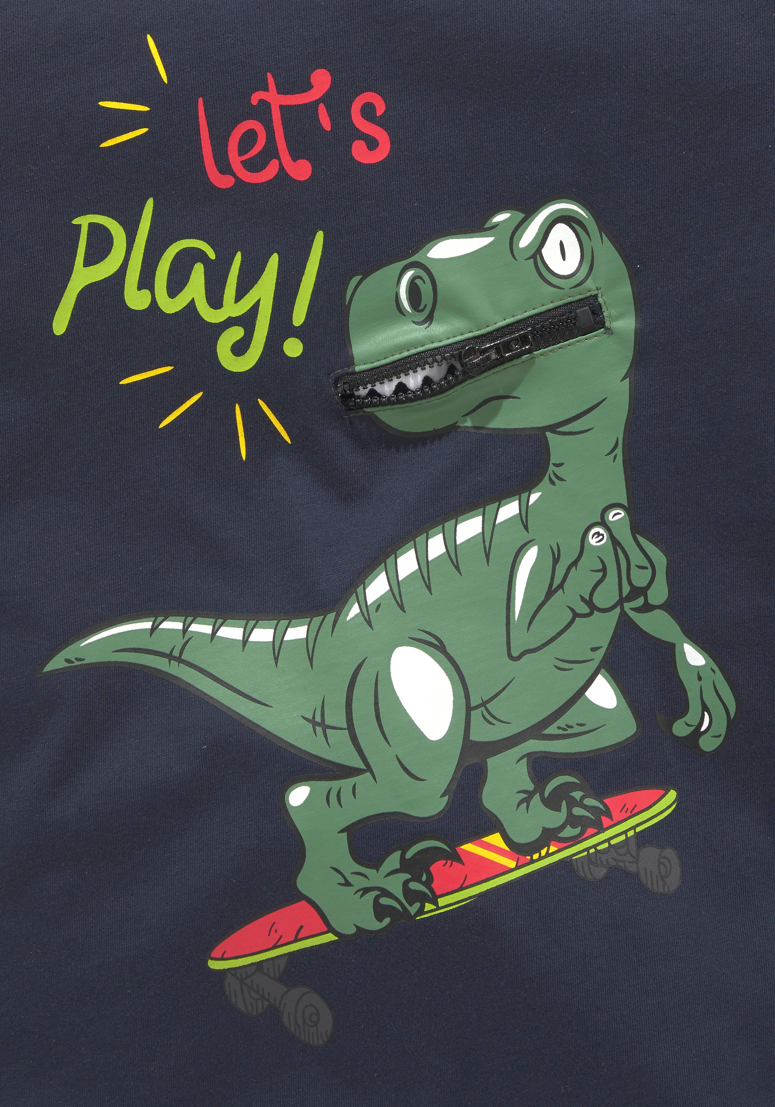 KIDSWORLD Shirt met lange mouwen LET´S PLAY Lange mouwen, basic stijl, van katoen
