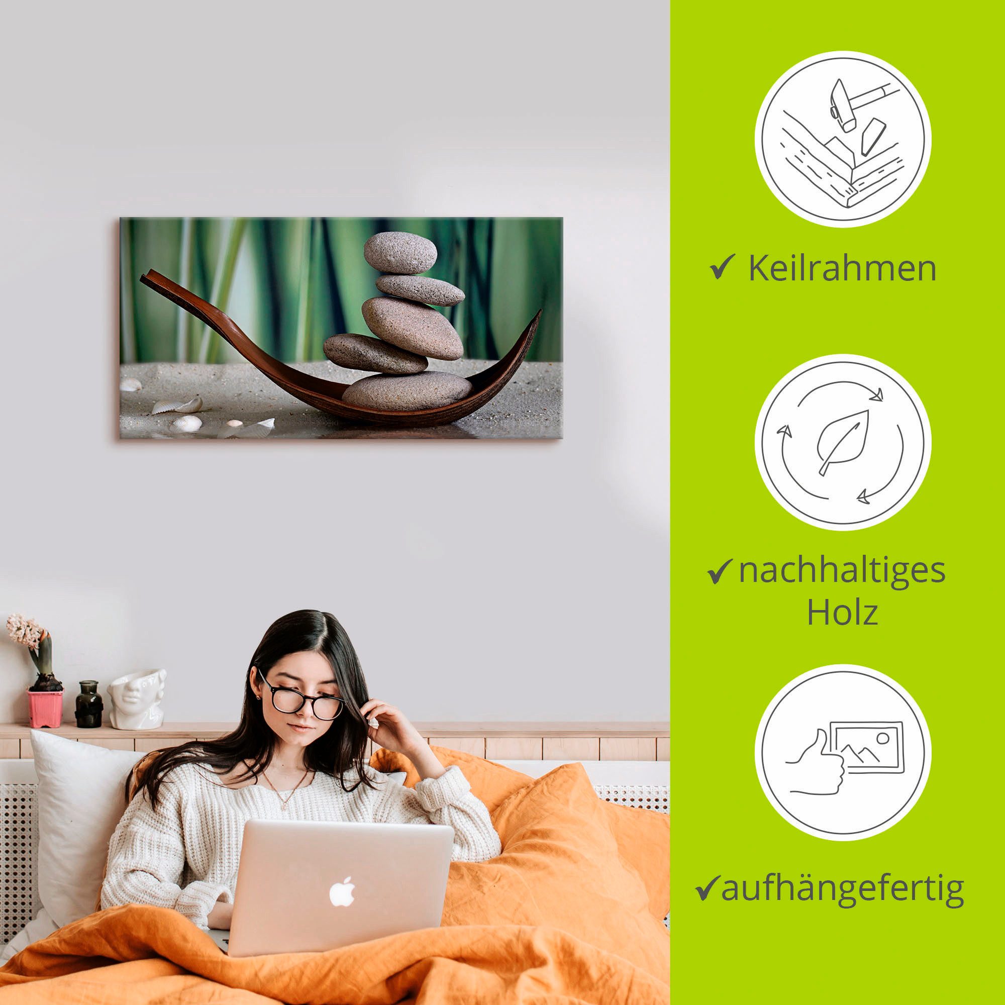 Artland Artprint Evenwicht als artprint op linnen, poster, muursticker in verschillende maten