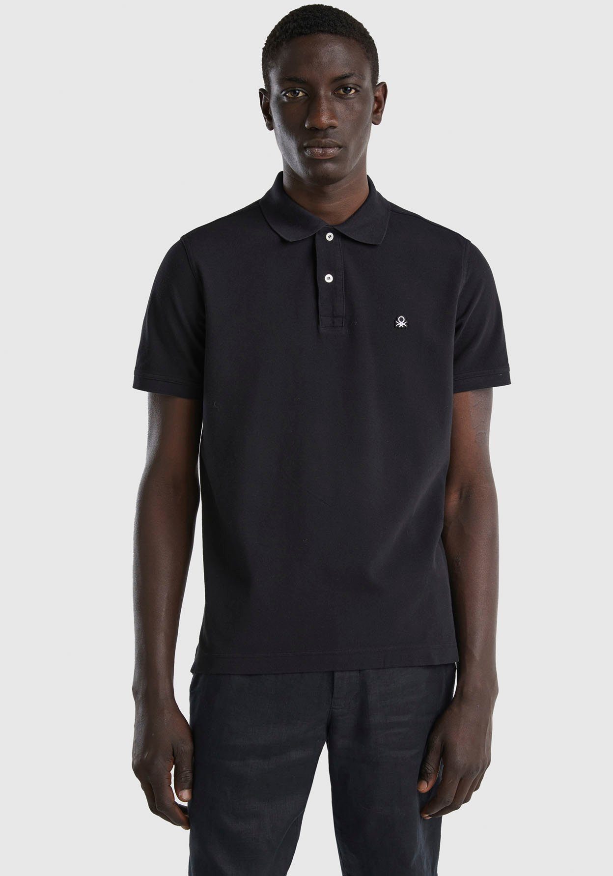 United Colors of Benetton Poloshirt met logo op borsthoogte