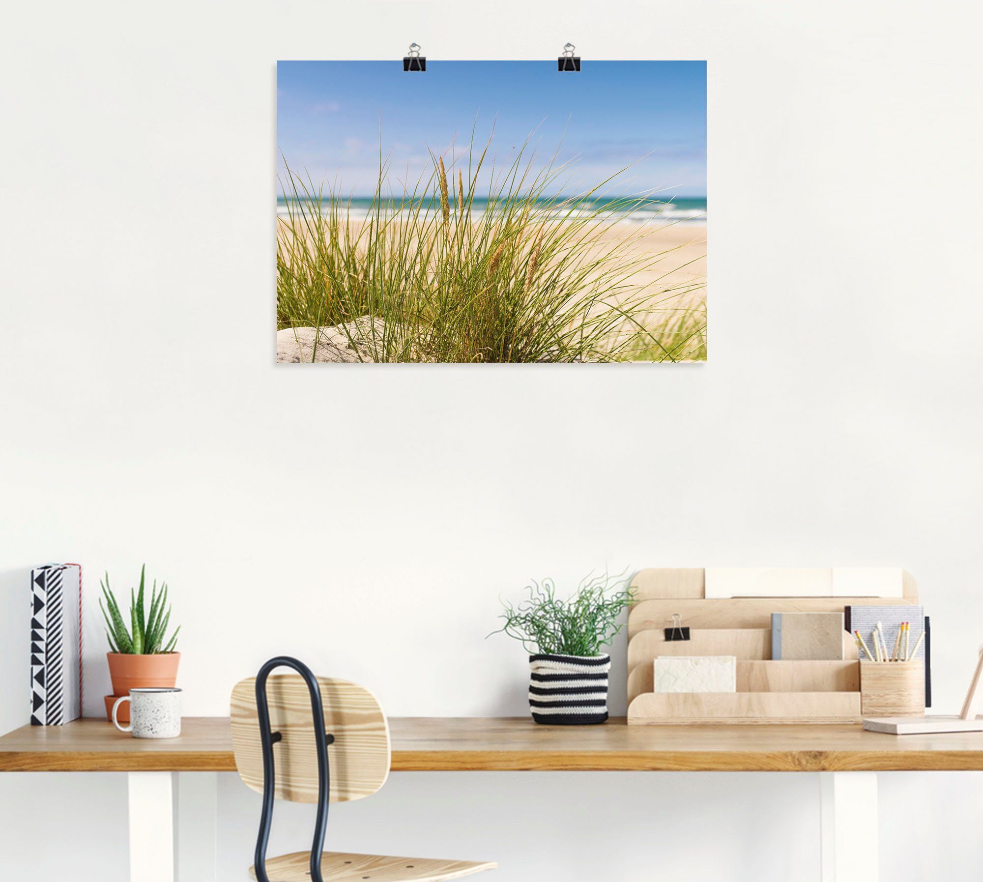 Artland Artprint Duingras als artprint van aluminium, artprint voor buiten, artprint op linnen, poster in verschillende maten. maten