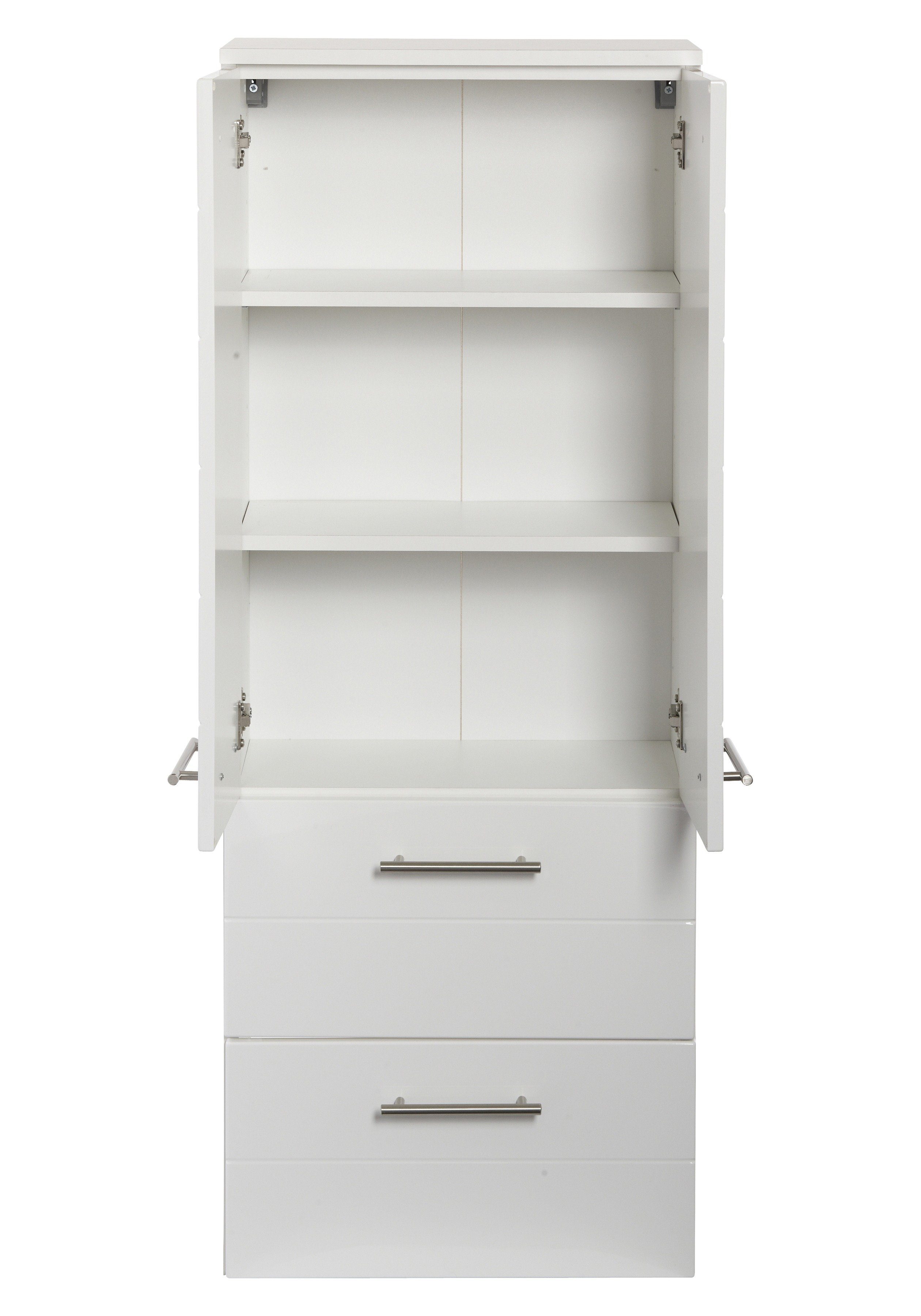 welltime Halfhoge kast PORTO Breedte 50 cm, met hoogglanzende fronten