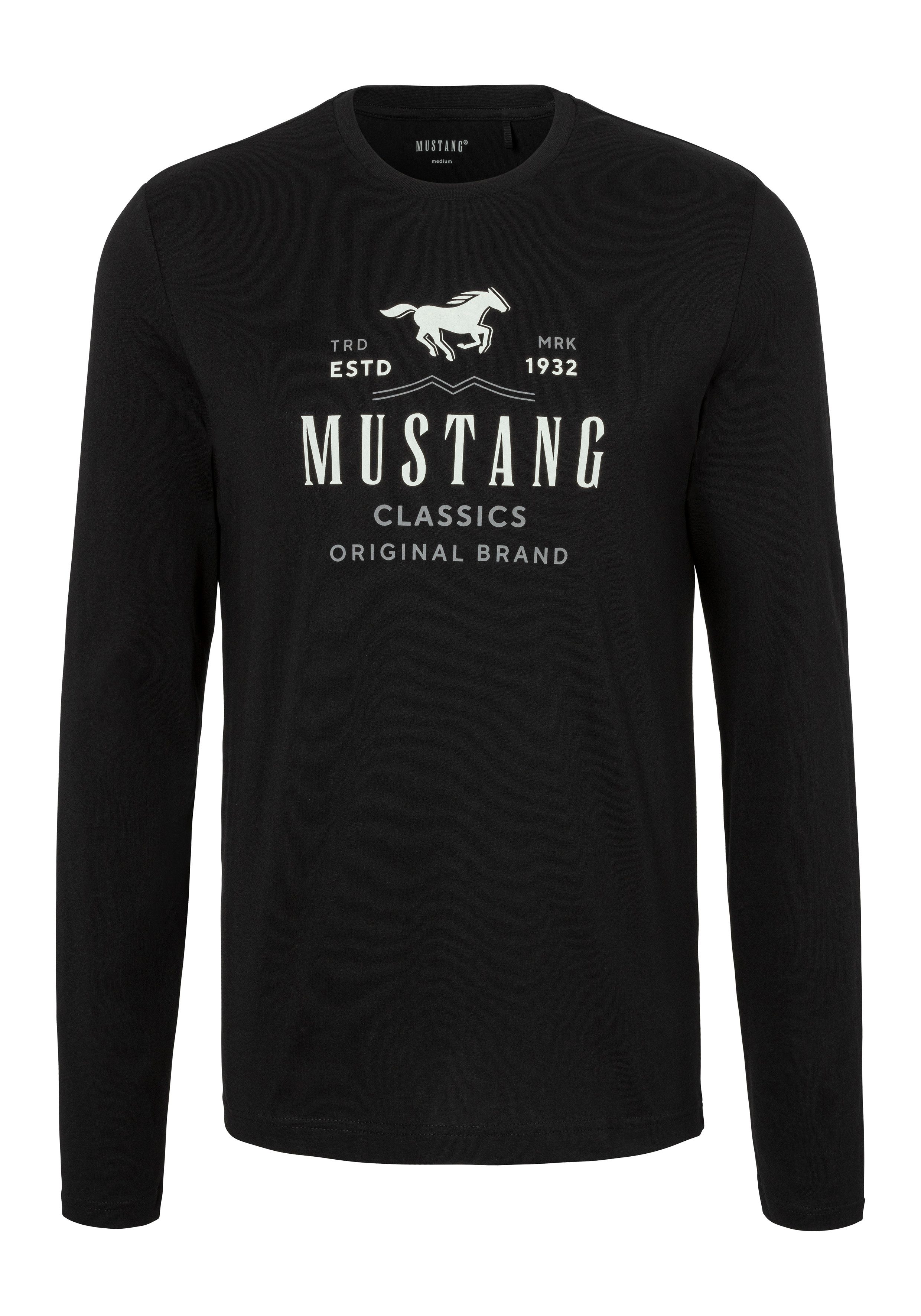 Mustang Shirt met lange mouwen Style Adrian