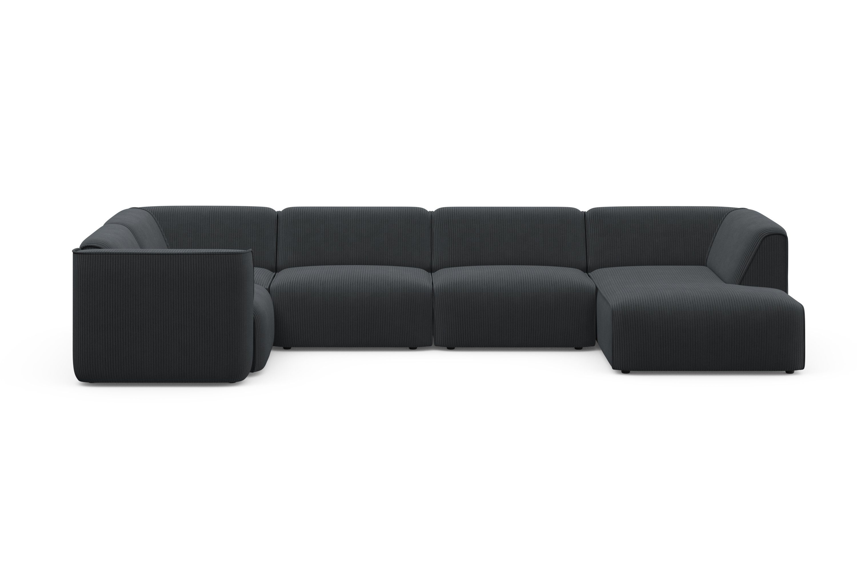 RAUM.ID Zithoek Merid U-vorm, altijd uitbreidbaar met modules, B/D/H: 367/206/70 cm