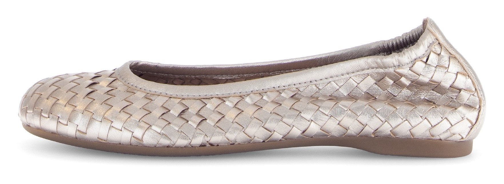 Gabor Ballerina's , instapschoen, lenteschoen, zakelijke schoen met mooi vlechtpatroon