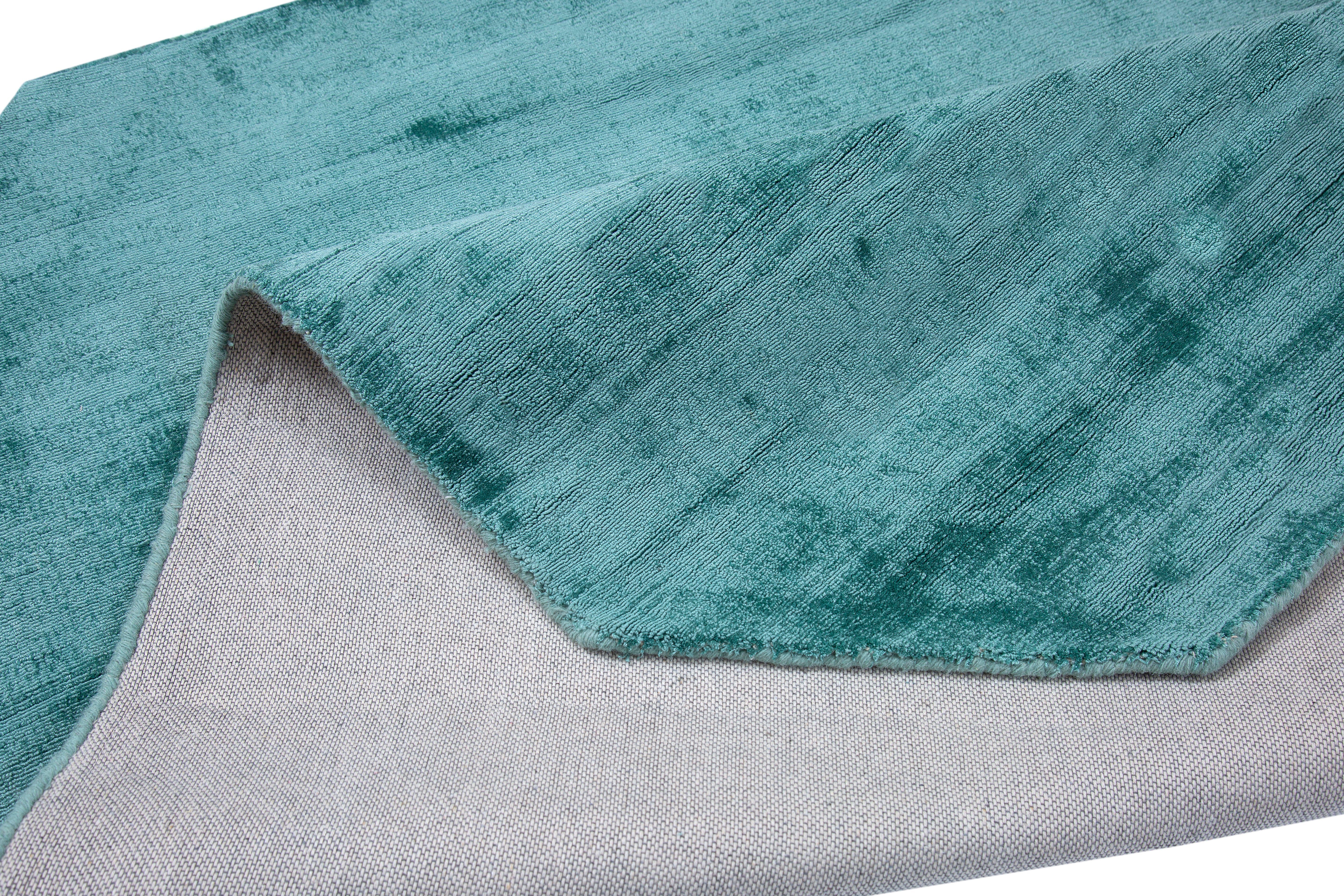 my home Vloerkleed Shirley, handgeweven viscose tapijt, kleurveranderend Handgeweven vloerkleden, woonkamer, slaapkamer, eetkamer